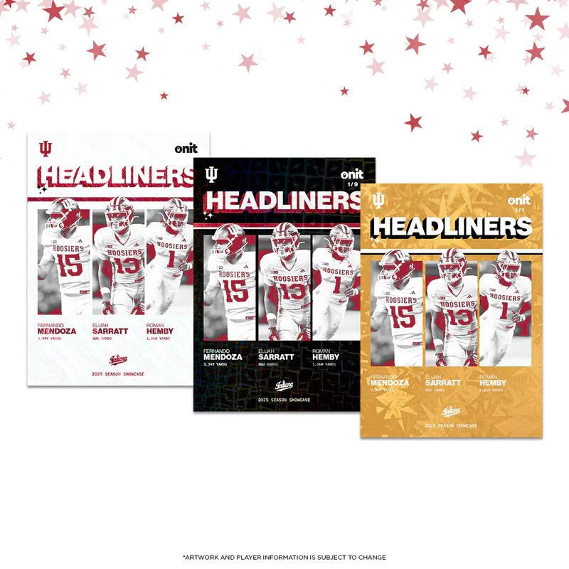 ONIT Indiana Hoosiers Football 2025 Season Showcase Commemorative Box - Image 3