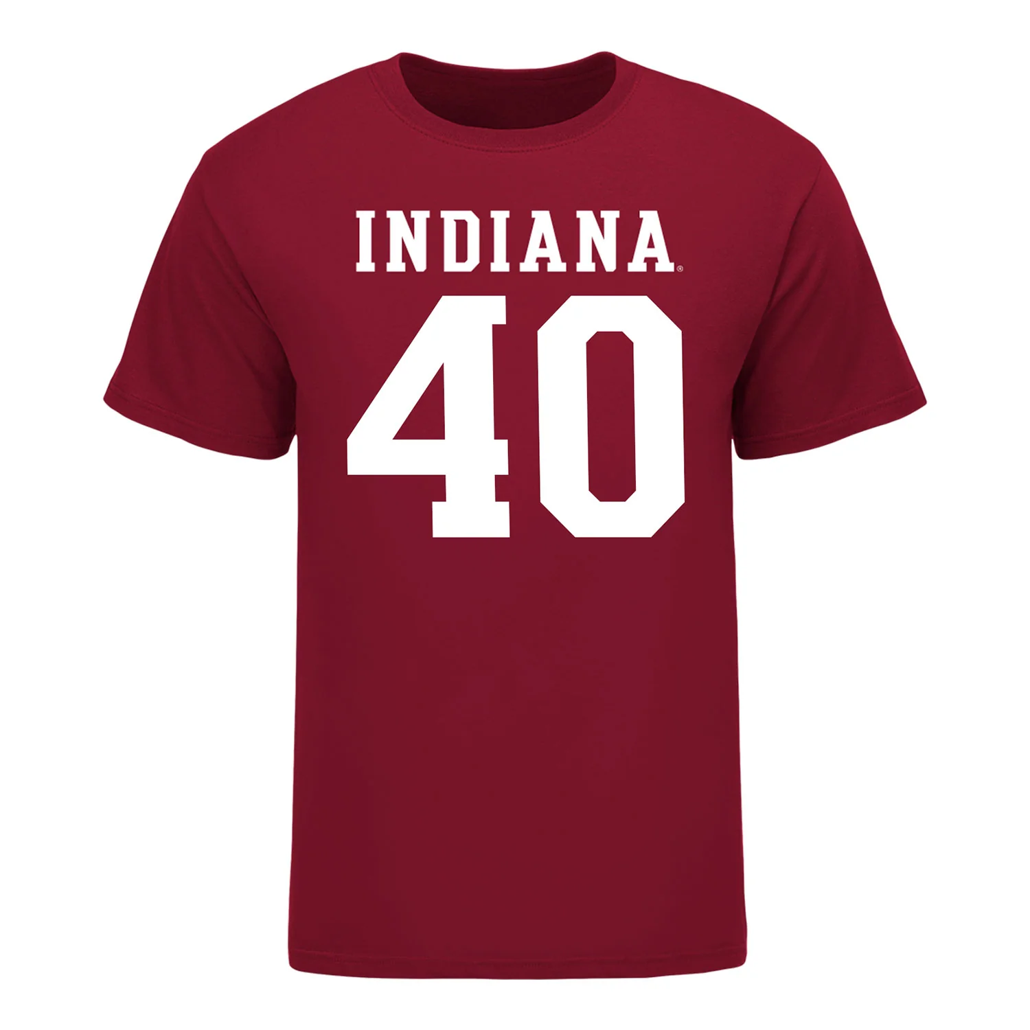 Indiana Hoosiers #40 Quentin Clark Student Athlete Football T-Shirt - Image 2