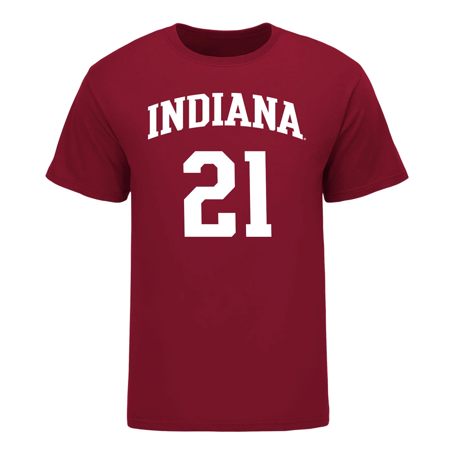 Indiana Hoosiers Adidas #21 Drew Snively Student Athlete Mens Basketball T-Shirt - Image 2