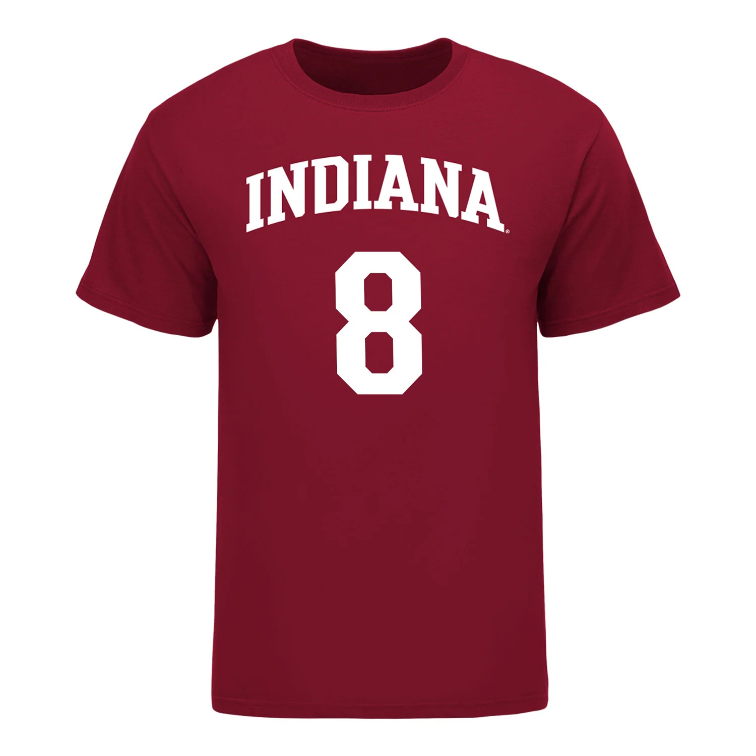 Indiana Hoosiers Adidas #8 Edessa Noyan Student Athlete Womens Basketball T-Shirt - Image 2