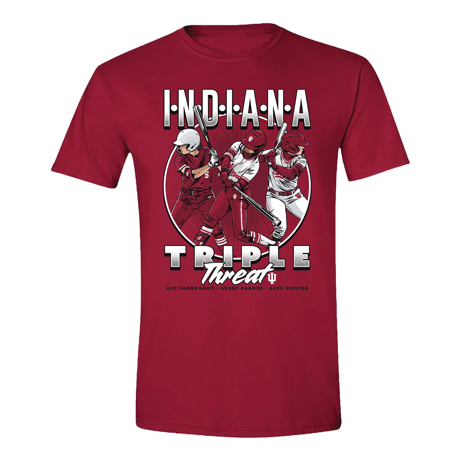 Indiana Hoosiers Softball Triple Threat T-Shirt
