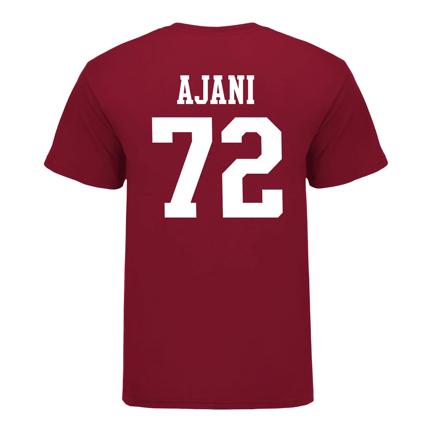 Indiana Hoosiers #72 Adedamola Ajani Student Athlete Football T-Shirt