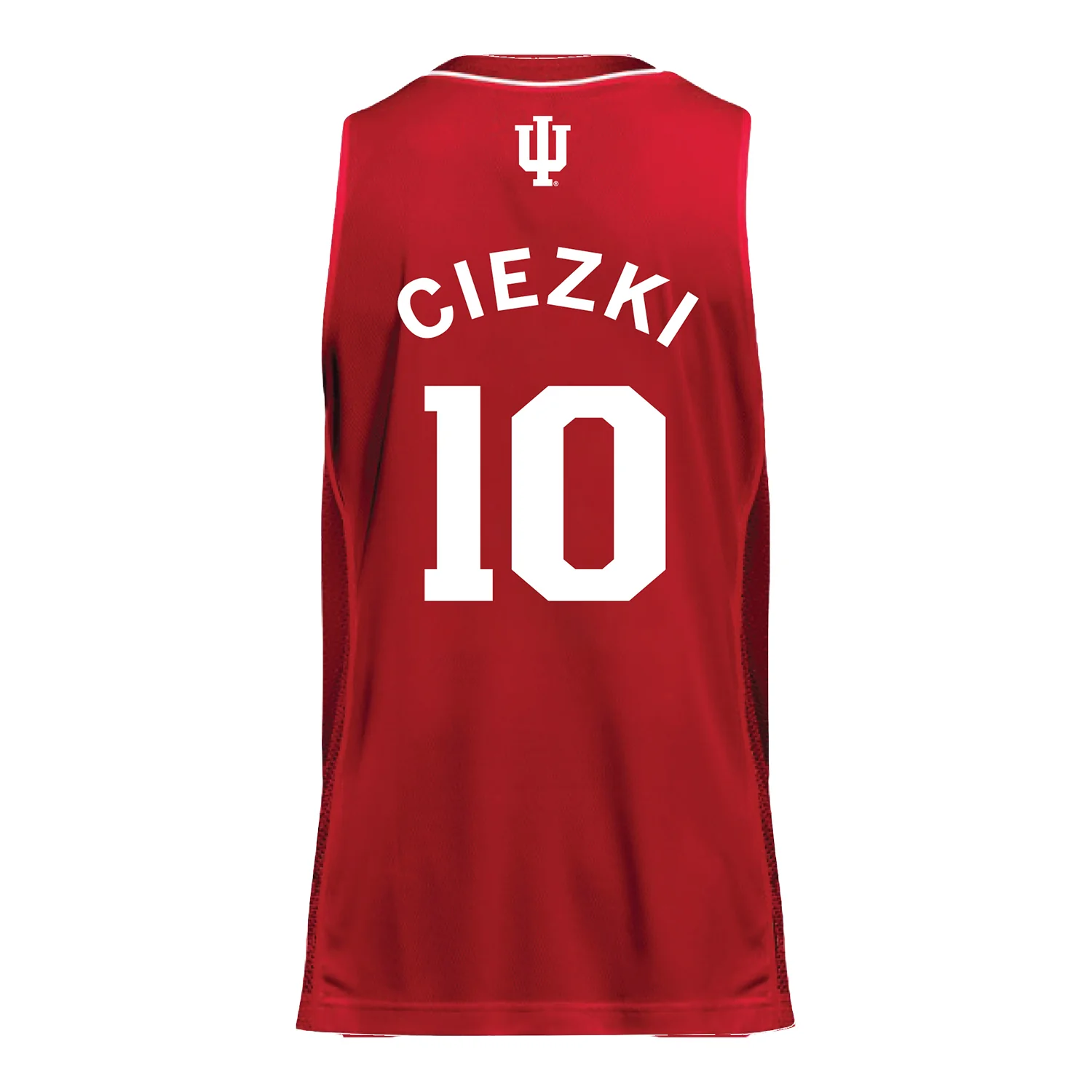 Indiana Hoosiers Adidas #10 Shay Ciezki Student Athlete Crimson Basketball Jersey