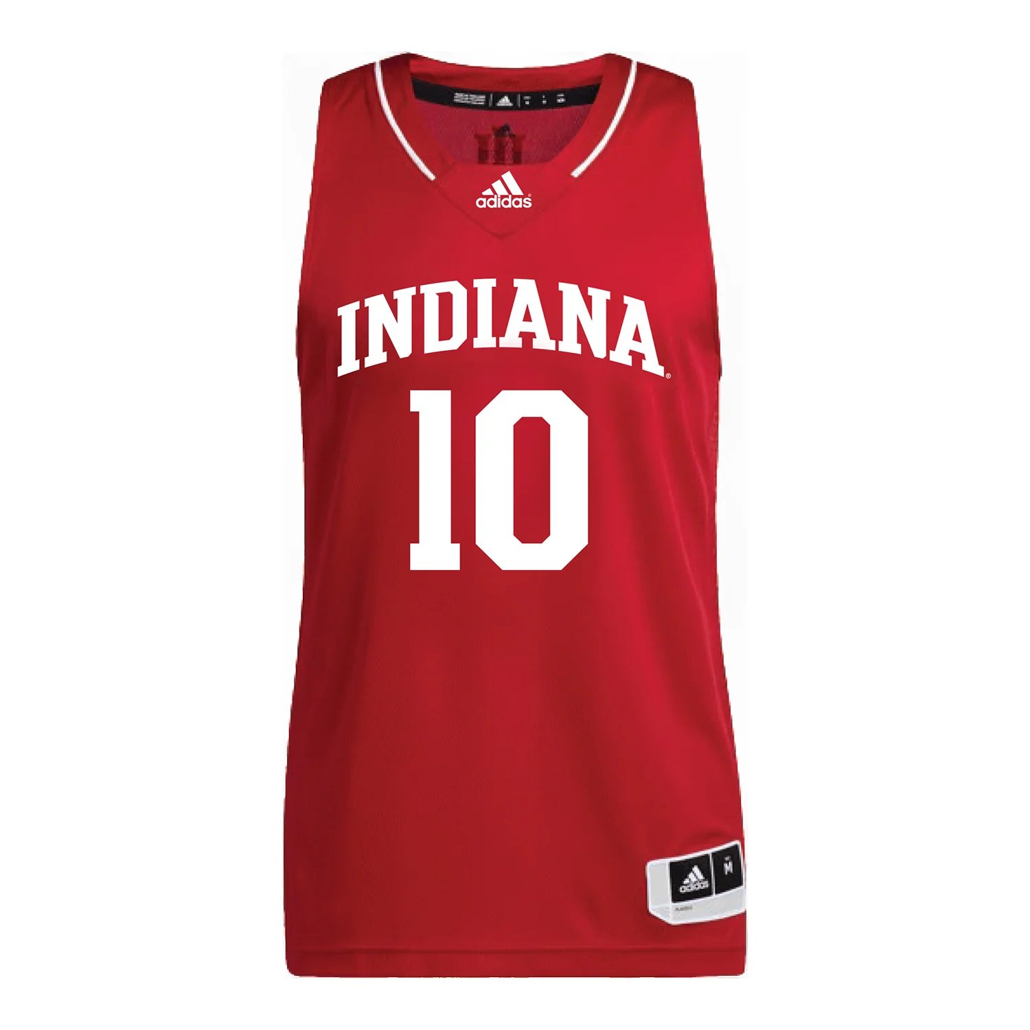 Indiana Hoosiers Adidas #10 Shay Ciezki Student Athlete Crimson Basketball Jersey - Image 2