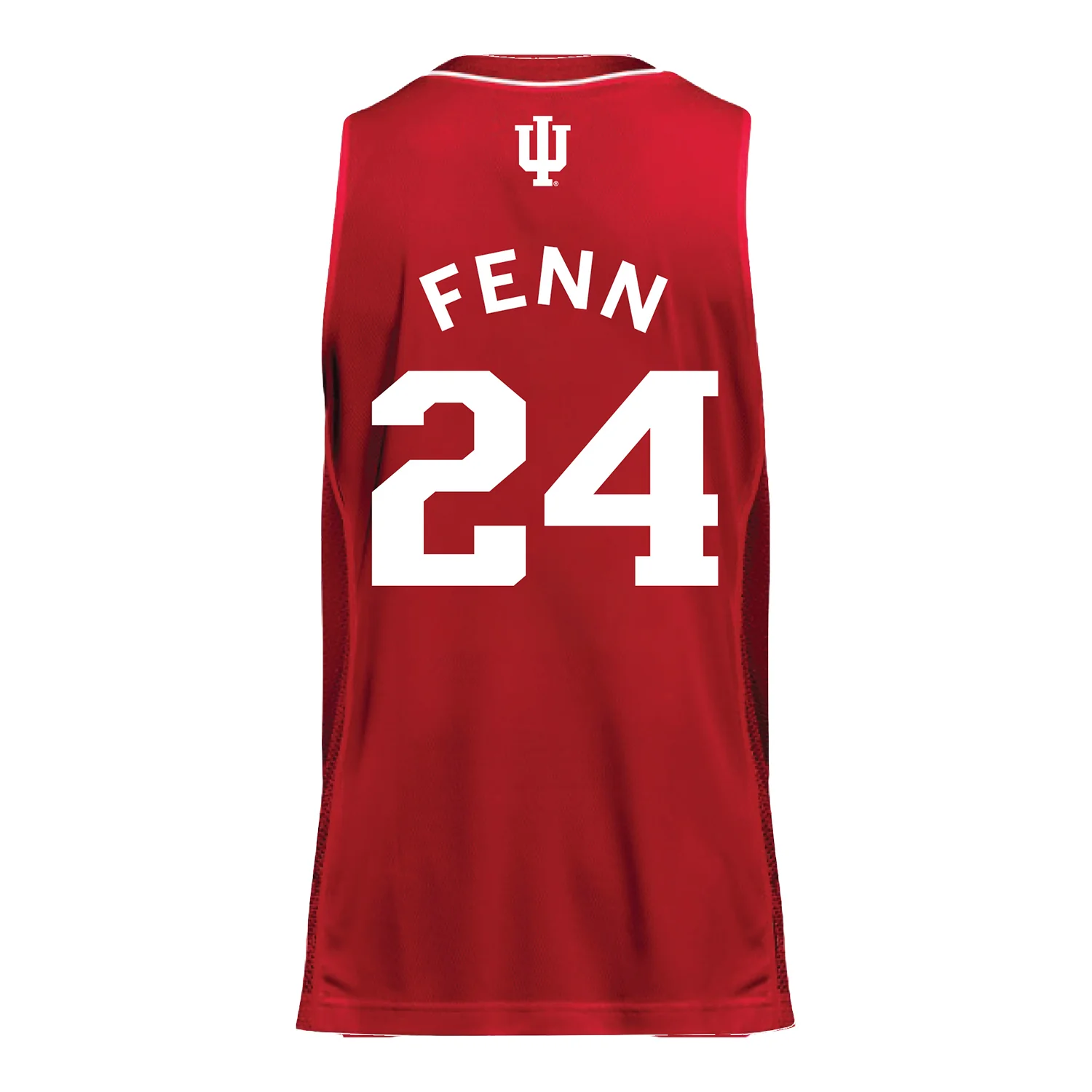 Indiana Hoosiers Adidas #24 Sydney Fenn Student Athlete Crimson Basketball Jersey