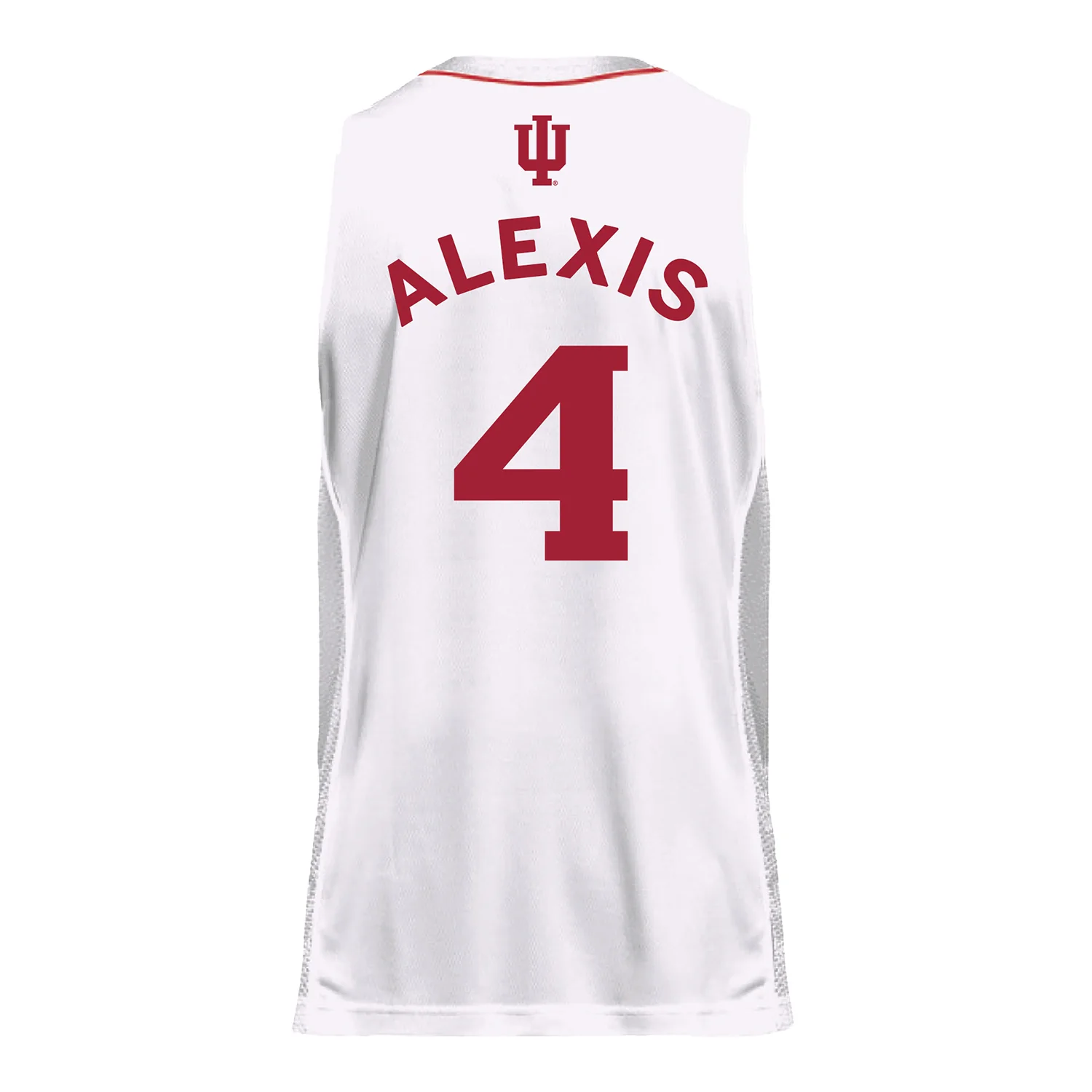 Indiana Hoosiers Adidas #4 Samuel Alexis Student Athlete White Basketball Jersey