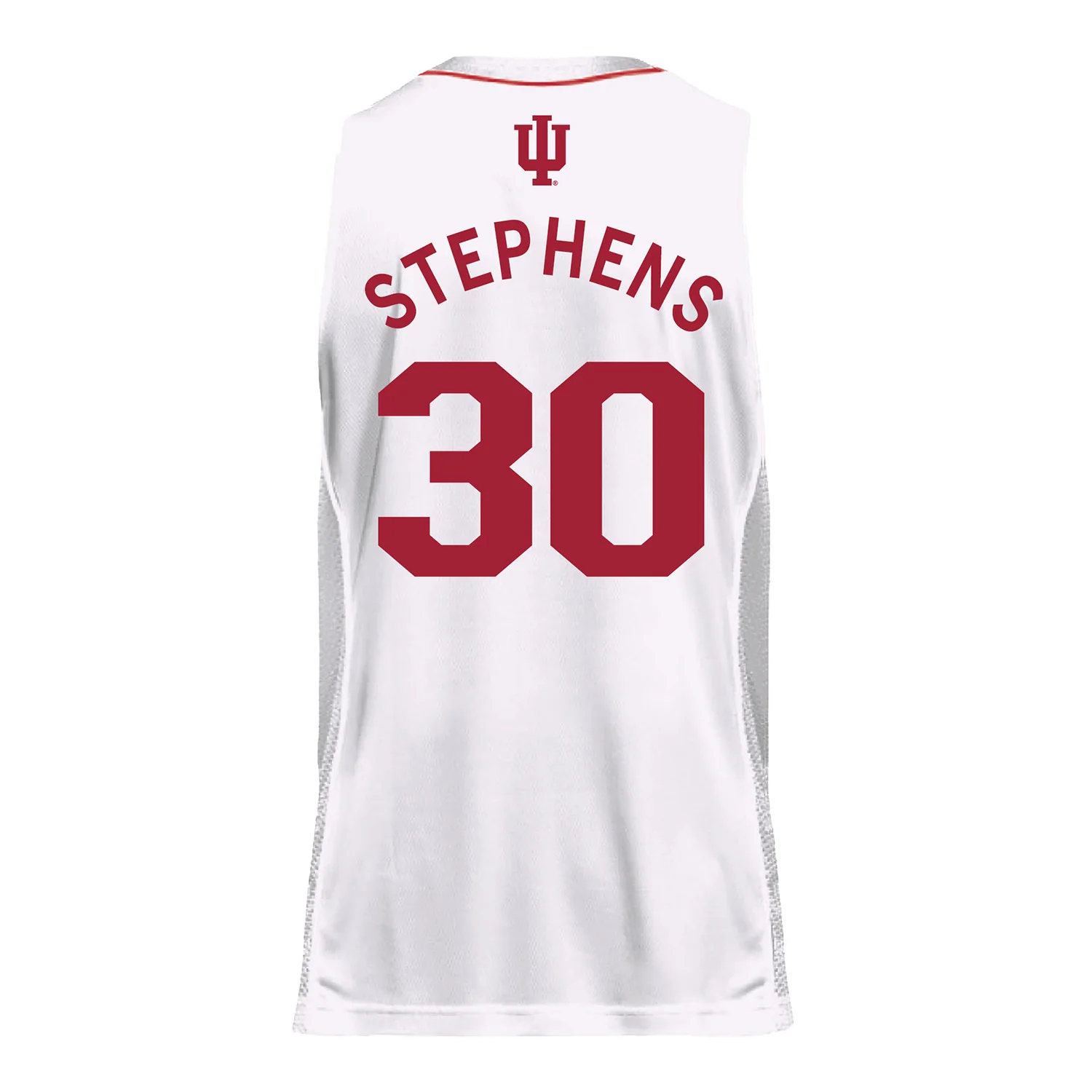 Indiana Hoosiers Adidas #30 Ian Stephens Student Athlete White Basketball Jersey