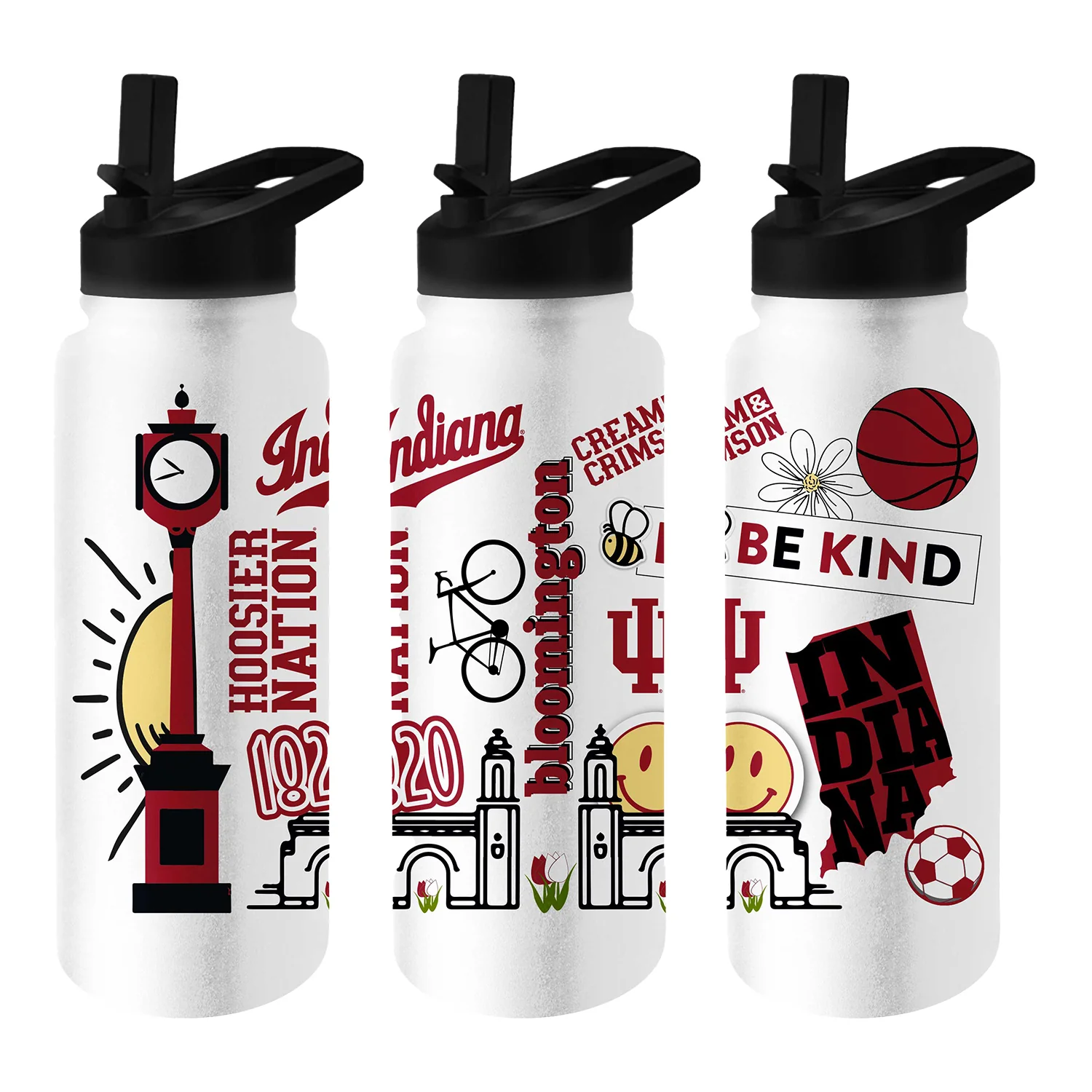 Indiana Hoosiers Native Water Bottle