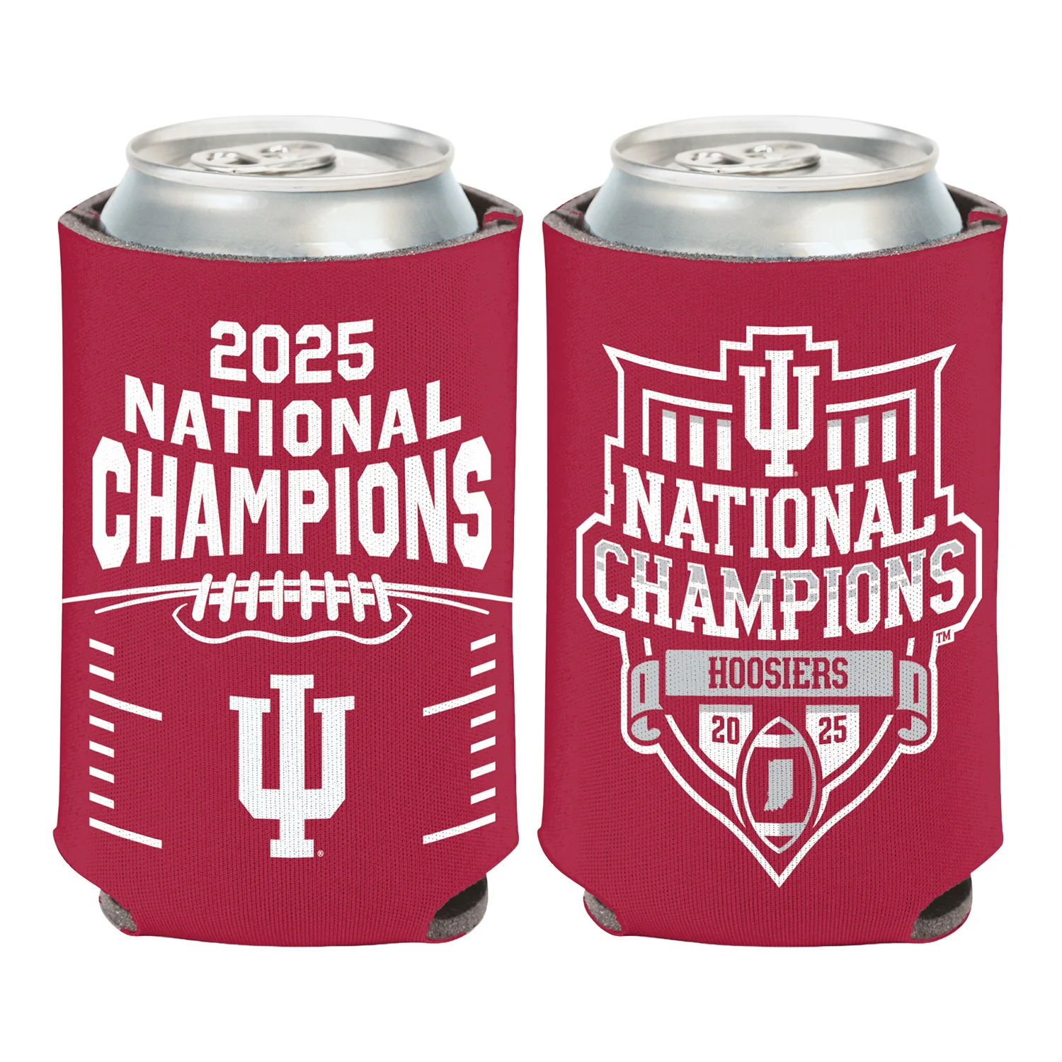 Indiana Hoosiers Wincraft 2025 College Football Playoff Champs Coozie