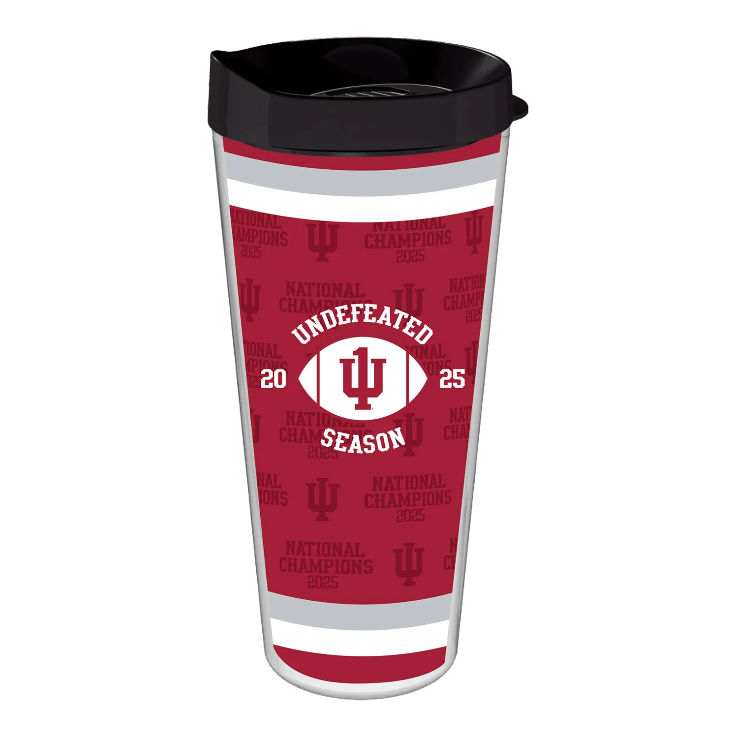 Indiana Hoosiers Indigo Falls 2025 College Football Playoff Champs Tumbler - Image 2