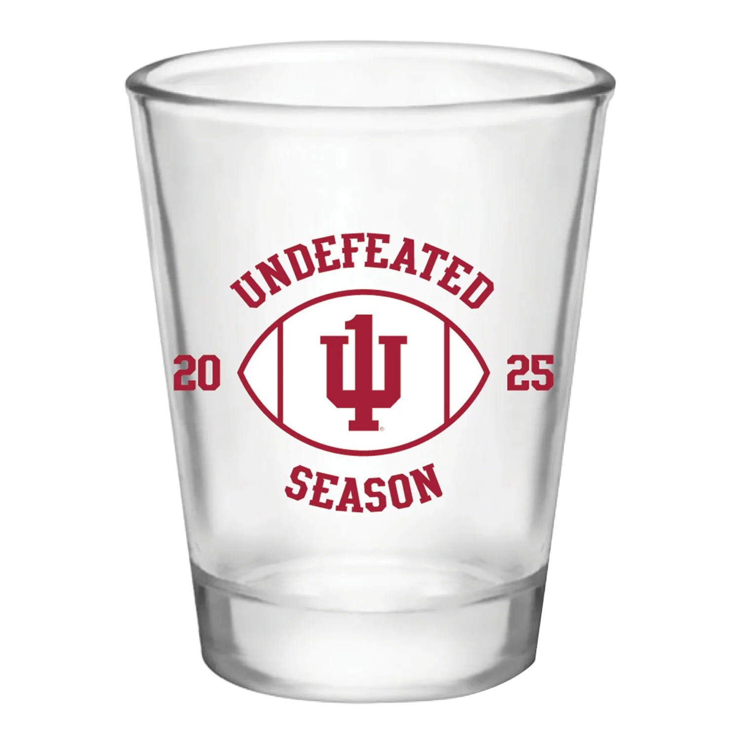 Indiana Hoosiers Indigo Falls 2025 College Football Playoff Champs Shot Glass