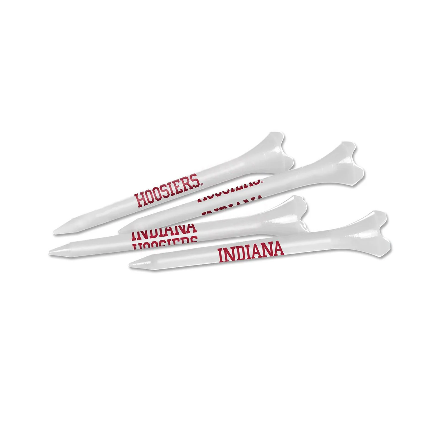 Indiana Hoosiers Golf 40 Pack White Tees