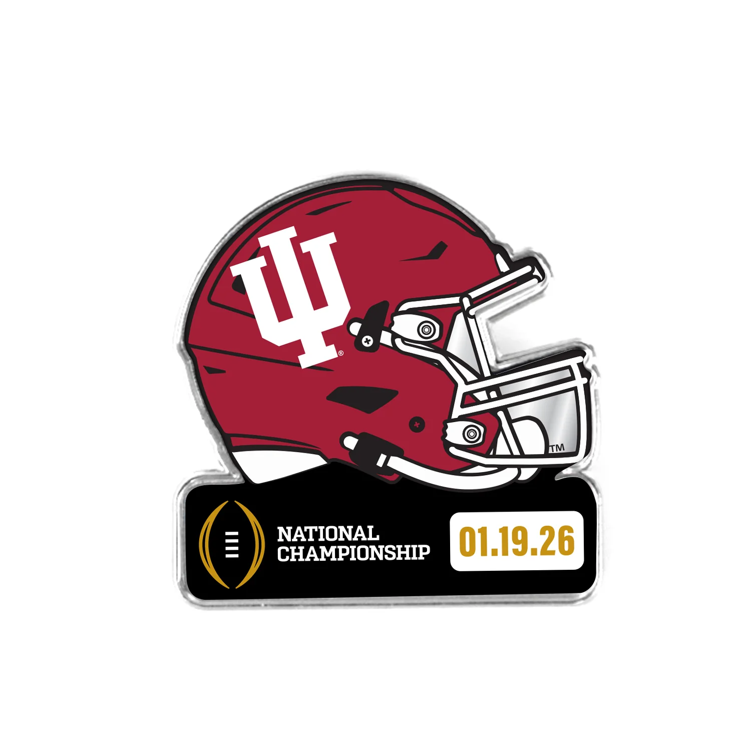 Indiana Hoosiers CFP 2025-2026 Bound Hat Pin