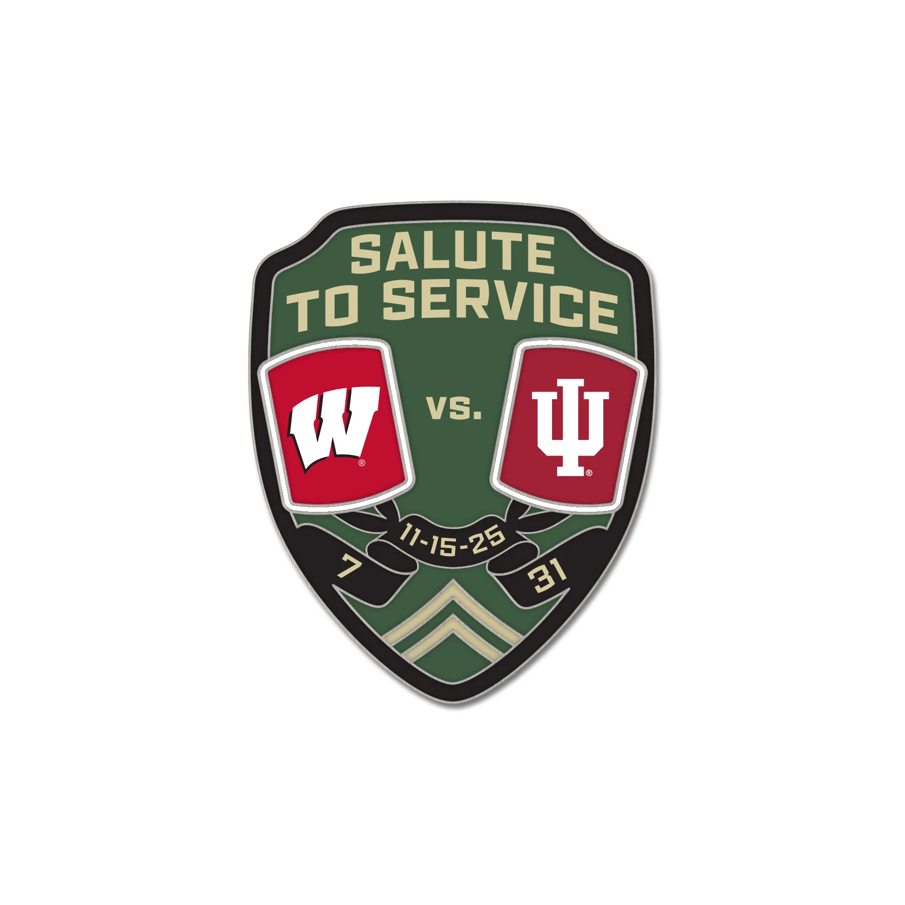 Indiana Hoosiers 2025 Undefeated Football Season Hat Pin Box Set - Image 14