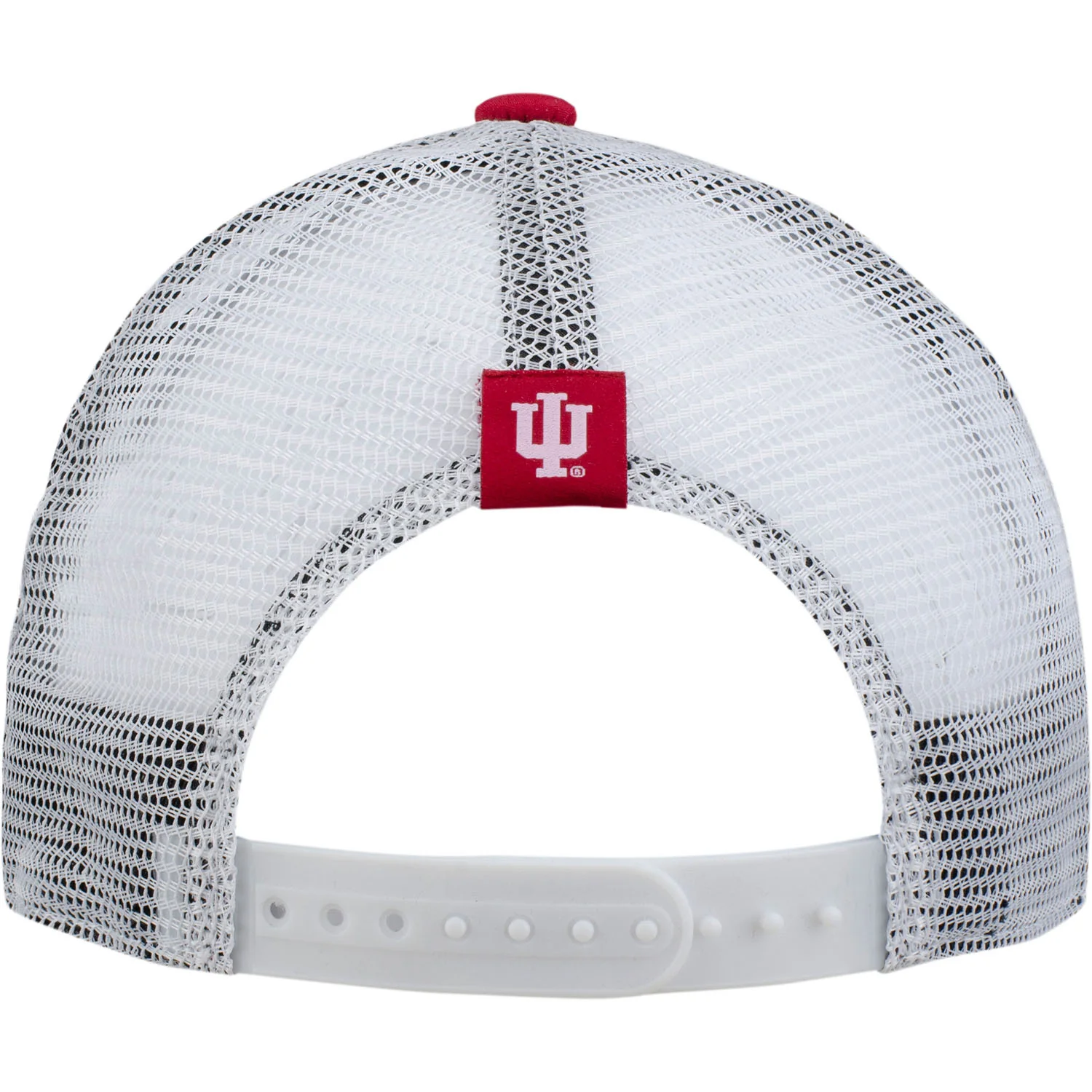 Ladies Indiana Hoosiers Adidas Wordmark Foam Trucker Adjustable Hat - Image 3