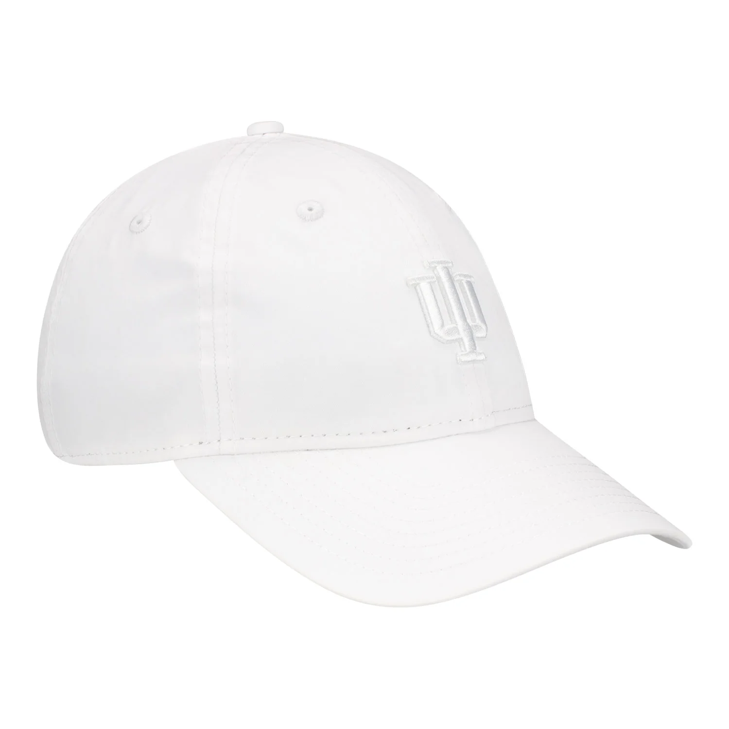 Indiana Hoosiers Ladies Functional Pony Tail White Hat - Image 2