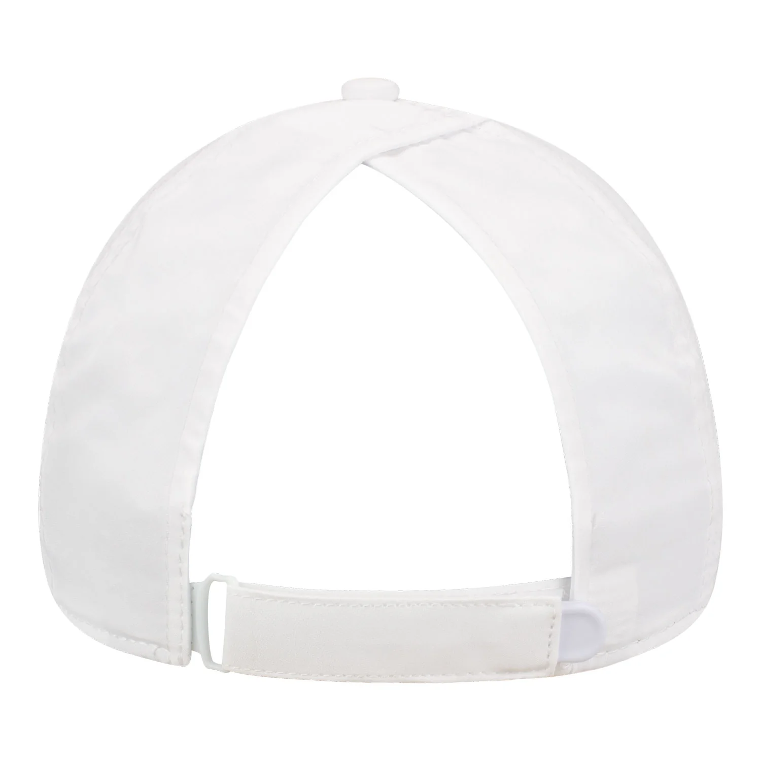 Indiana Hoosiers Ladies Functional Pony Tail White Hat - Image 3