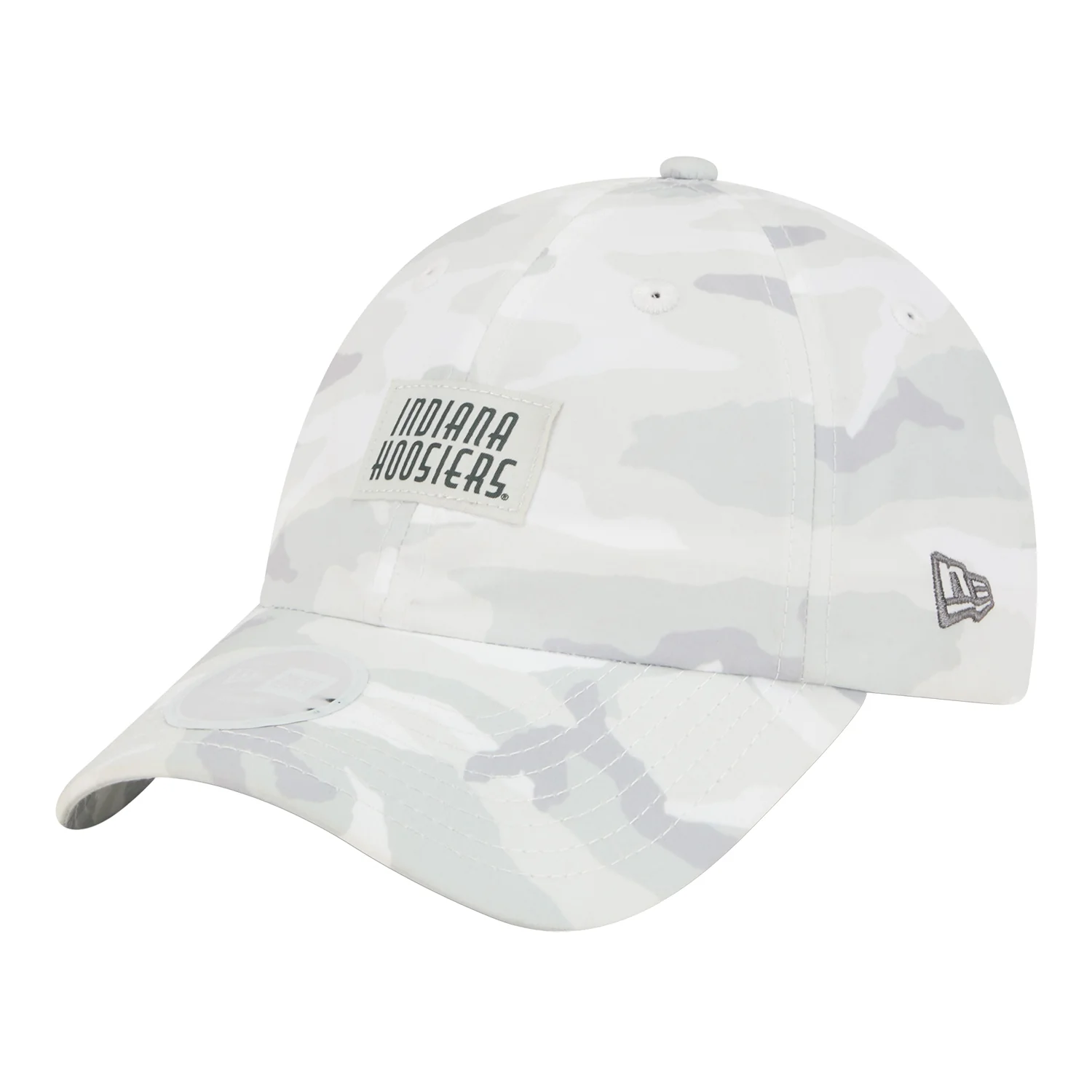 Indiana Hoosiers New Era Ladies 940 Ponytail Camo Hat