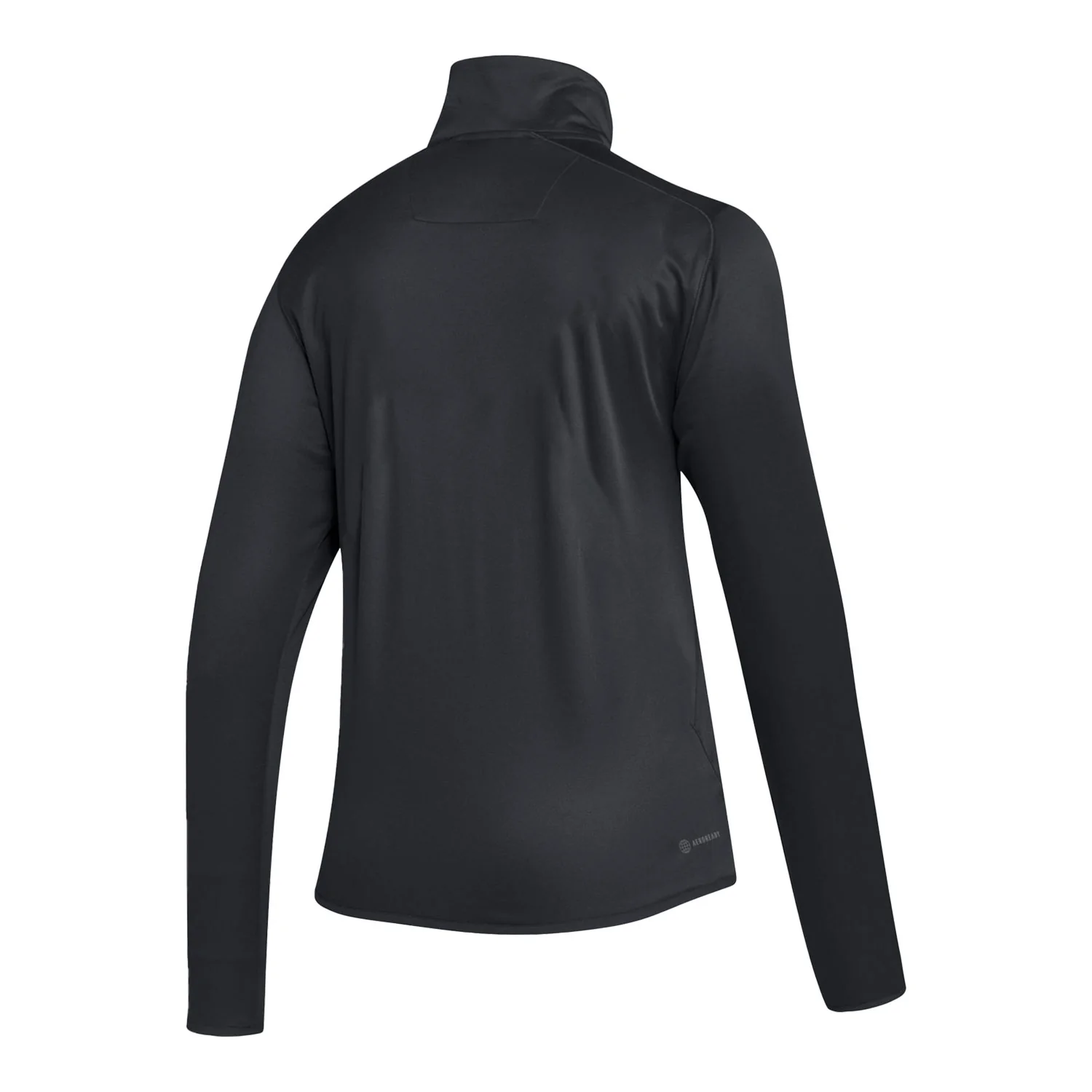 Ladies Indiana Hoosiers Adidas Sideline Black 1/4 Zip Jacket - Image 2