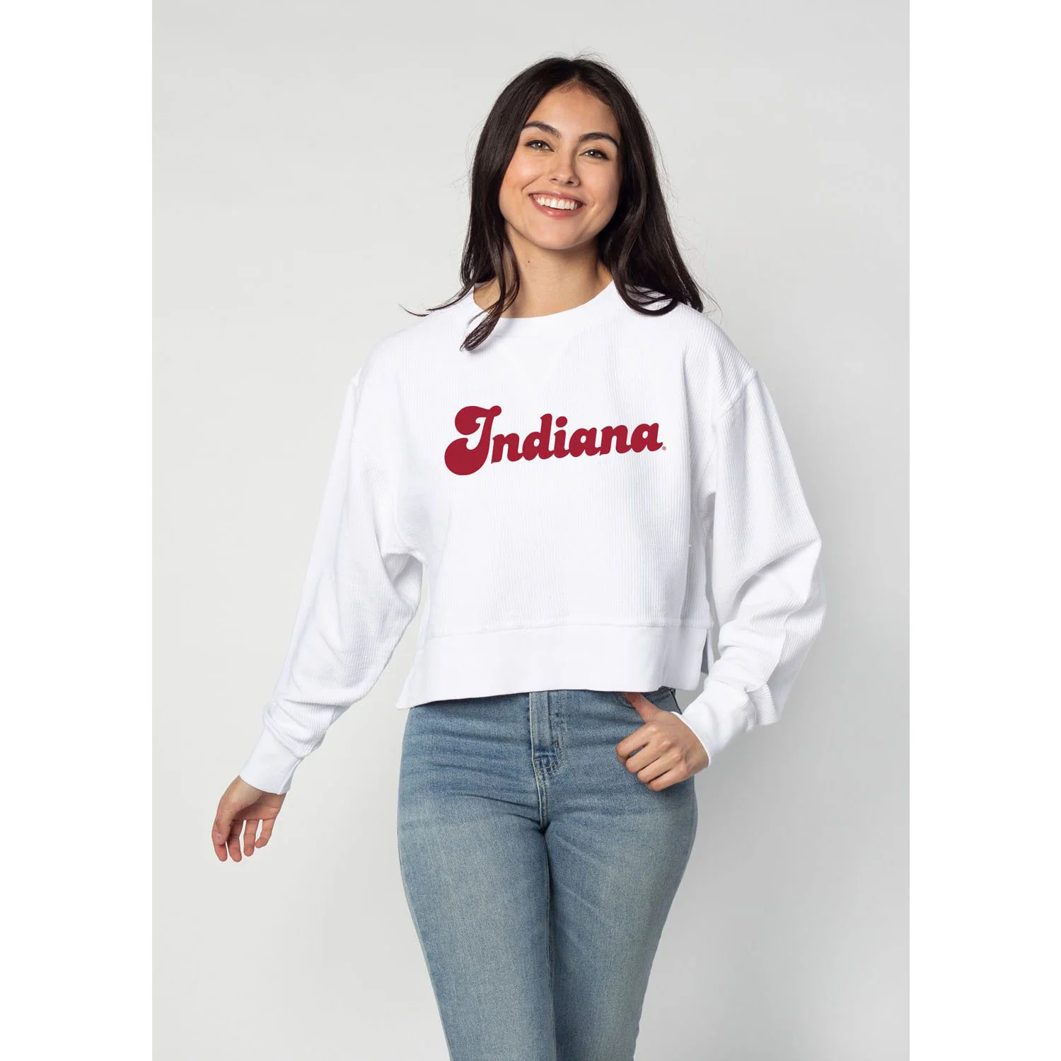 Ladies Indiana Hoosiers Vintage Concert Crew