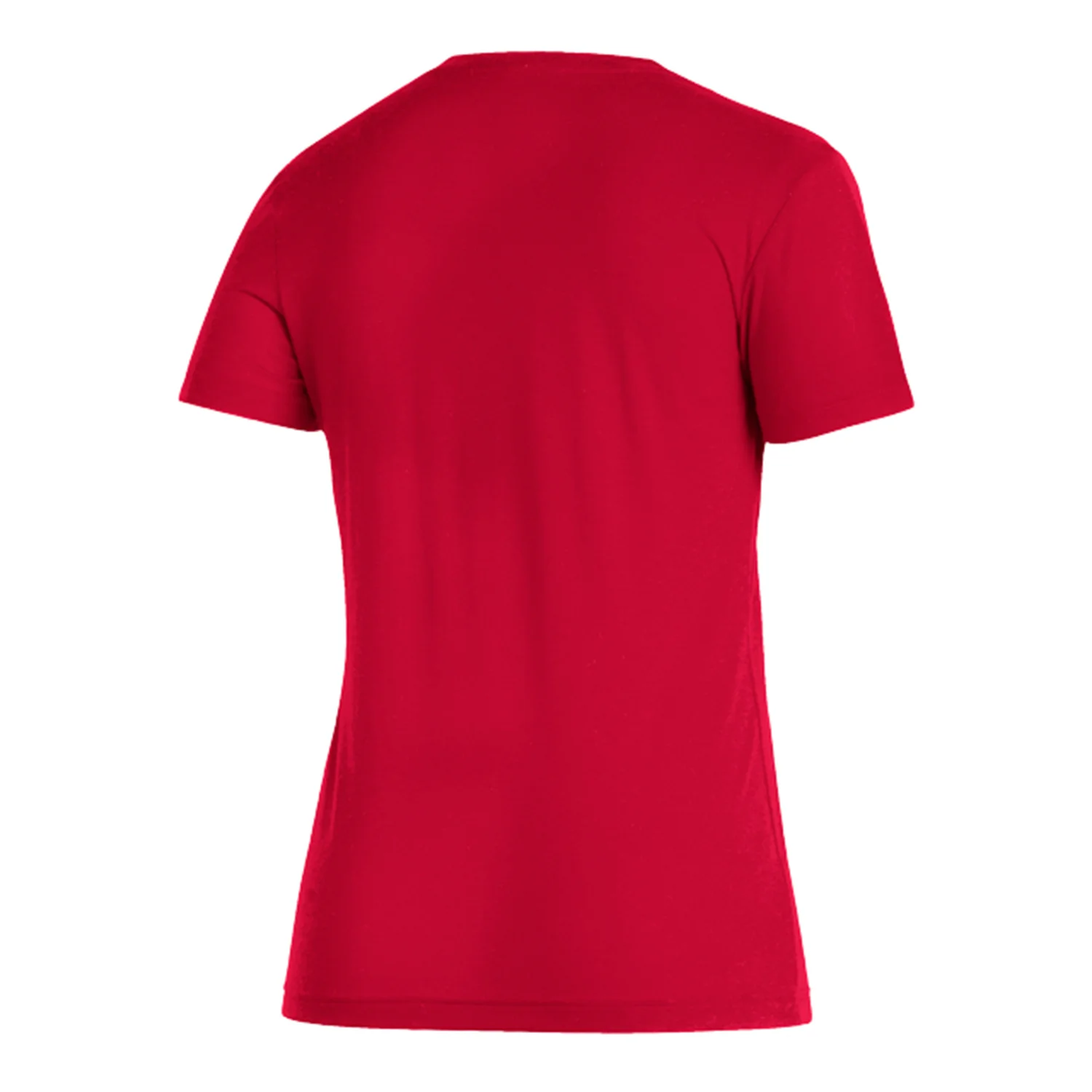 Ladies Indiana Hoosiers Adidas V-Neck Victory Blend T-Shirt - Image 2
