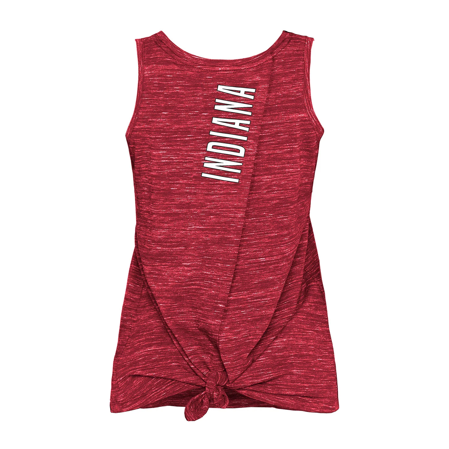 Ladies Indiana Hoosiers Back Knot Tank Top - Image 2