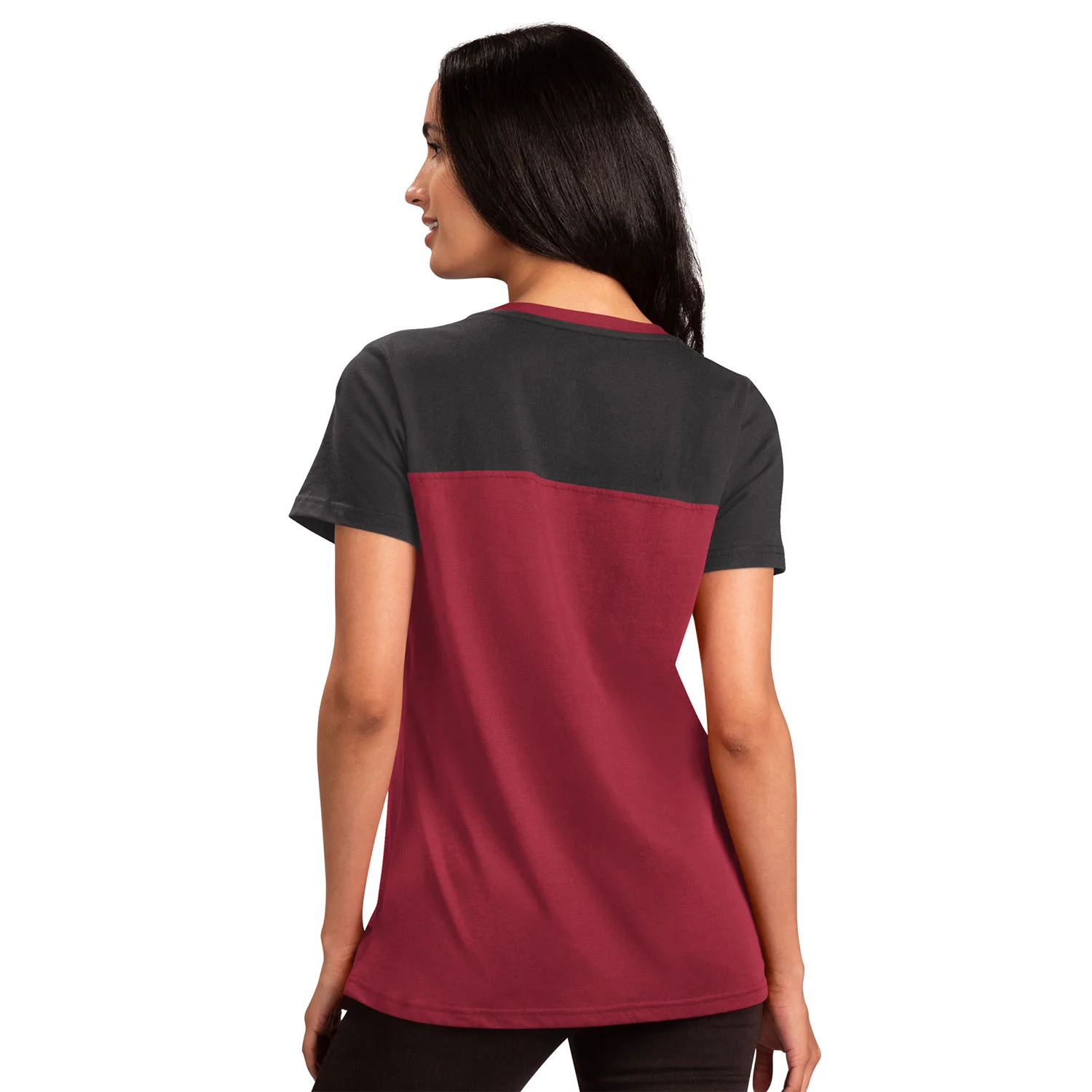 Ladies Indiana Hoosiers Box Score Short Sleeve - Image 2