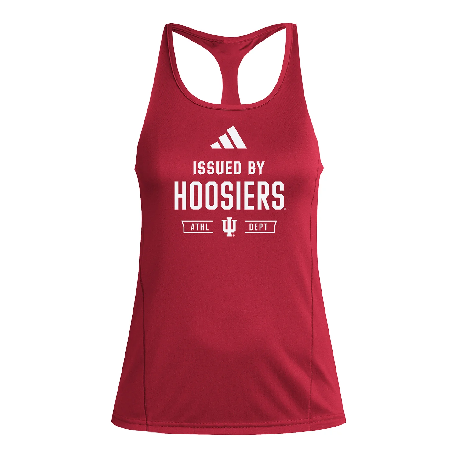 Indianas Hoosiers Adidas Ladies Red Tank Top