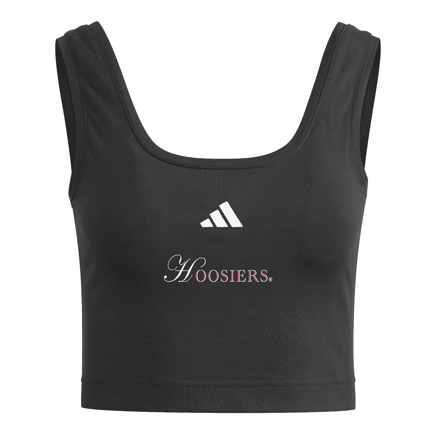 Indiana Hoosiers Adidas Ladies Black Semester Tank