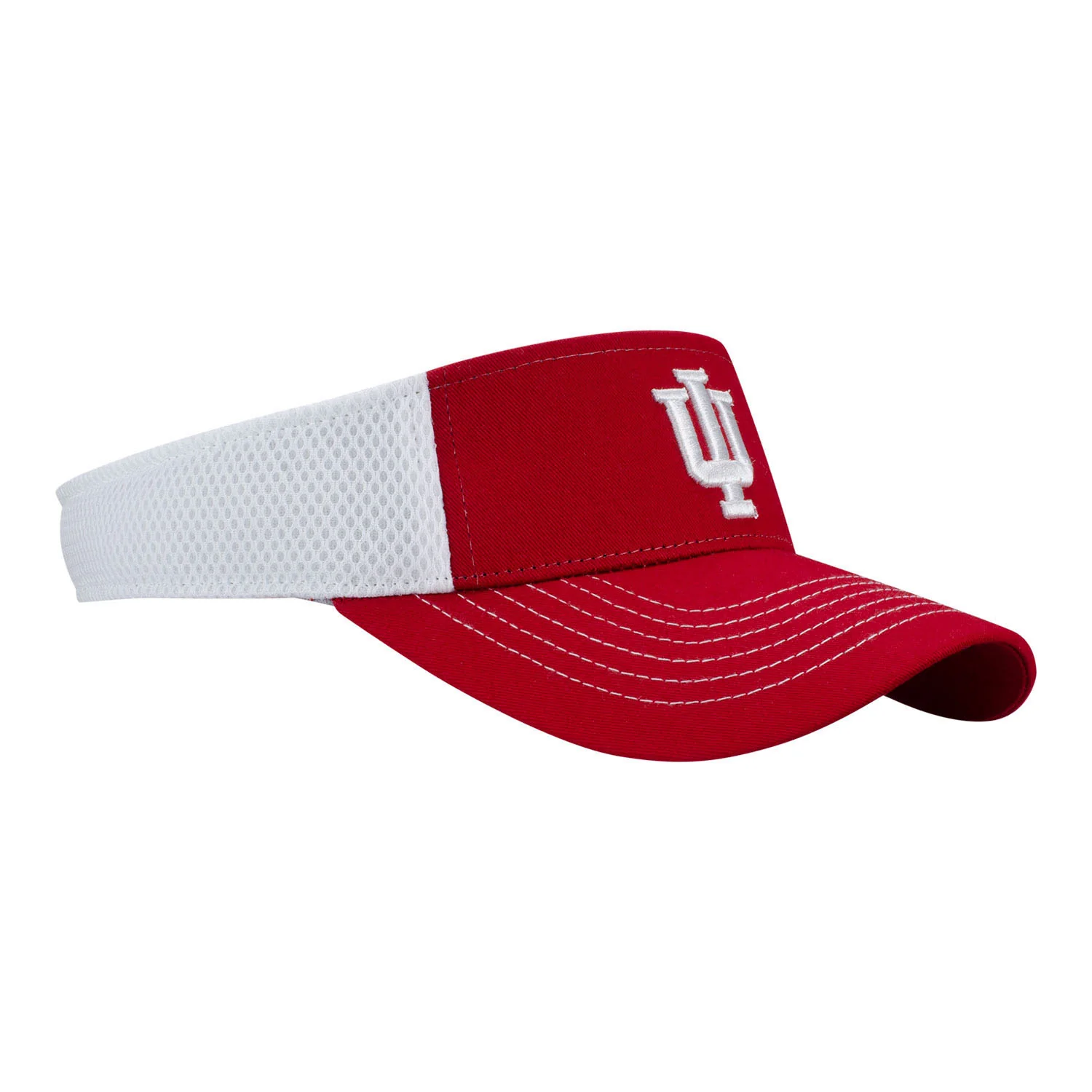 Indiana Hoosiers Dropstep Crimson Adjustable Visor - Image 3