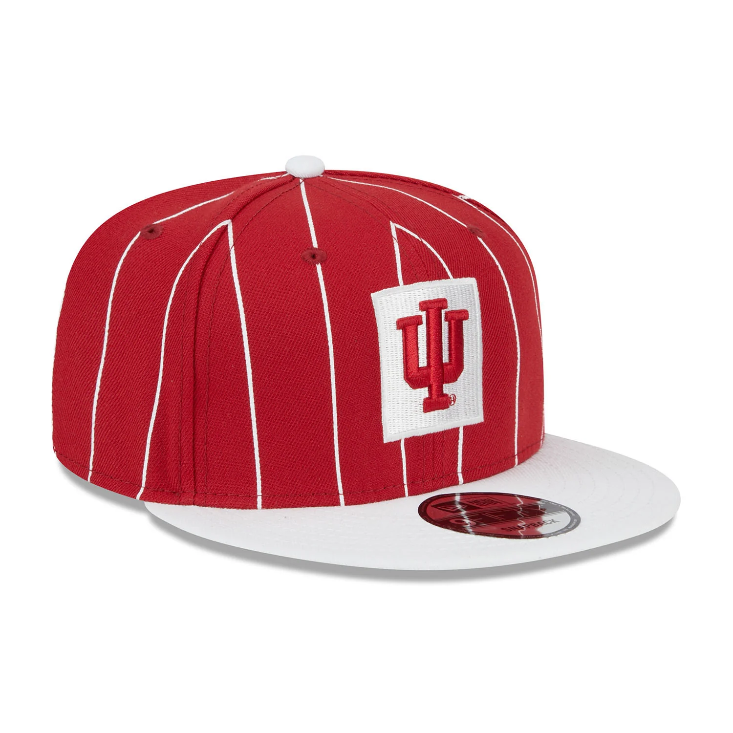 Indiana Hoosiers Vintage Pinstripe Crimson Adjustable Hat - Image 2