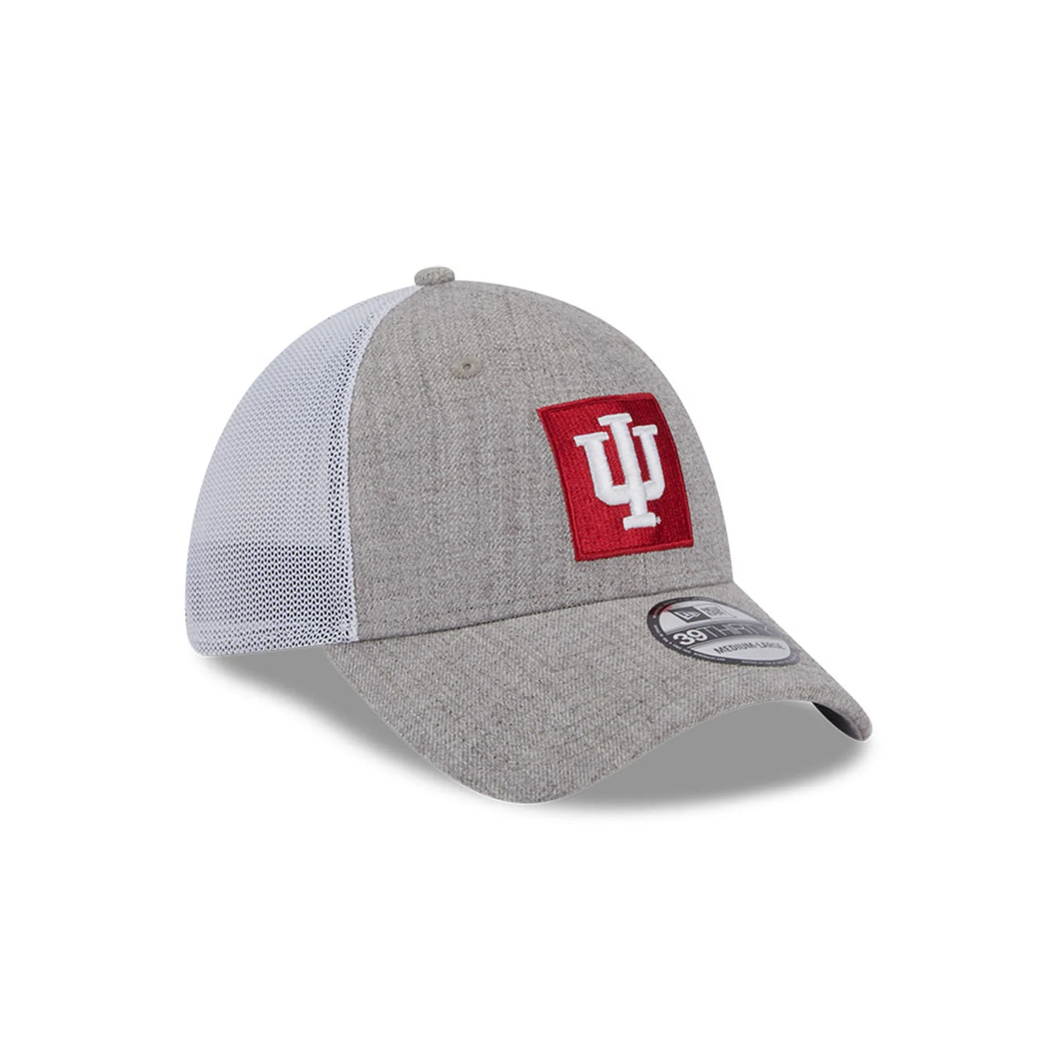 Indiana Hoosiers Primary Logo Heathered Mesh Back Flex Hat - Image 2
