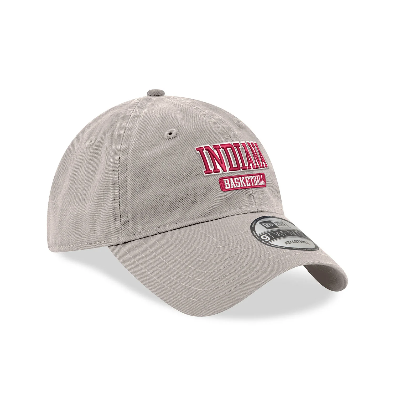 Indiana Hoosiers Basketball Stone Adjustable Hat - Image 2