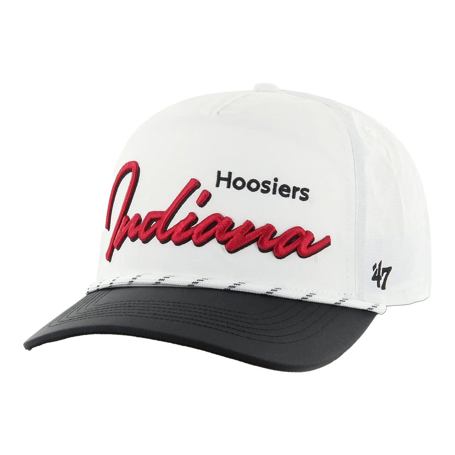 Indiana Hoosiers Chamberlain Rope White Adjustable Hat