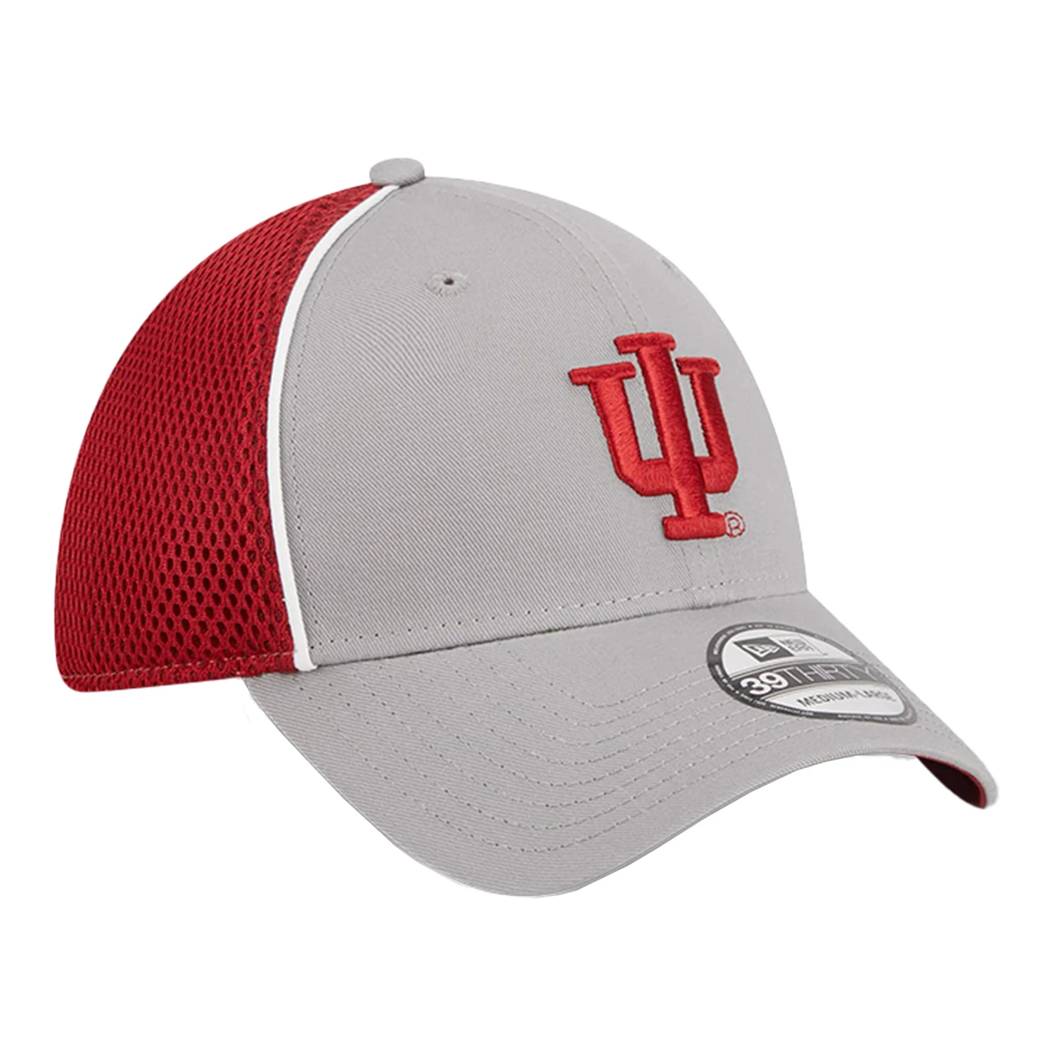 Indiana Hoosiers Pipe Two Tone Grey and Crimson Flex Hat - Image 6