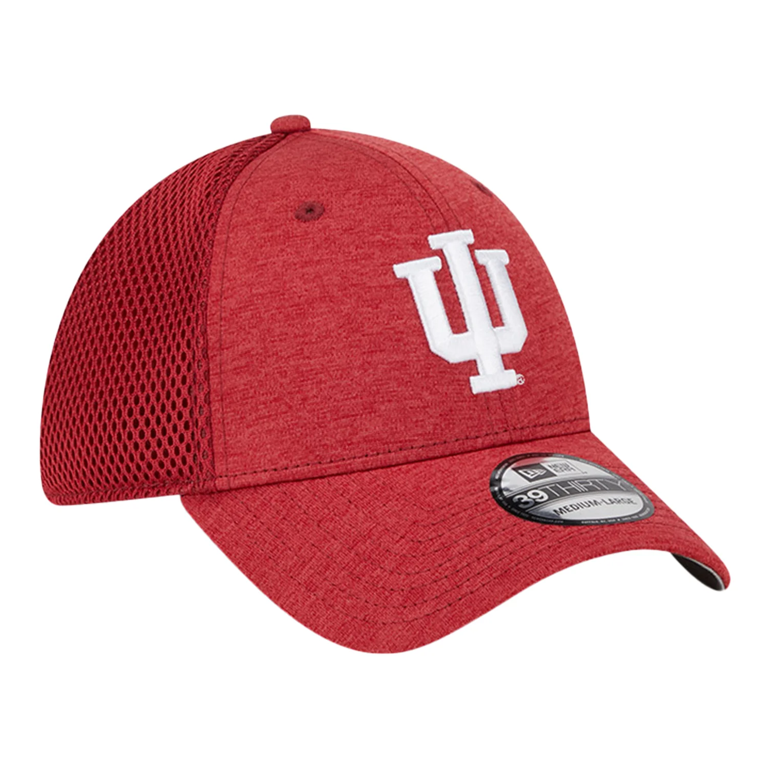 Indiana Hoosiers Primary Logo Heather Crimson Flex Hat - Image 6