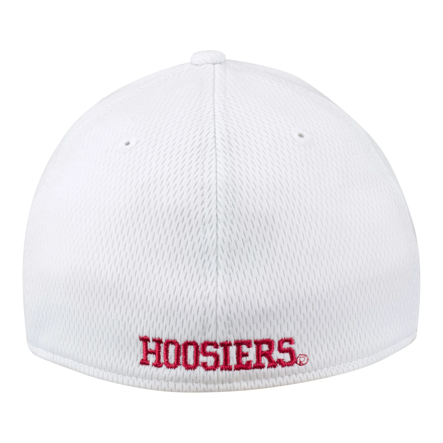 Indiana Hoosiers Primary Active White Flex Hat - Image 2