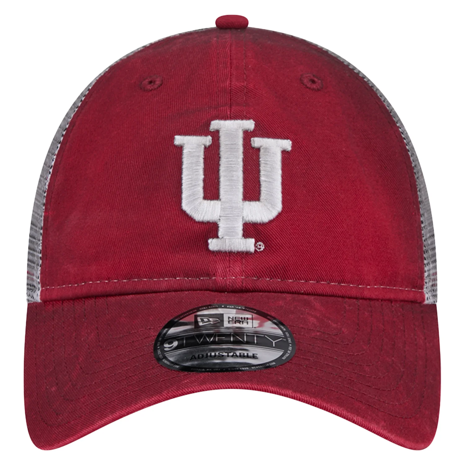 Indiana Hoosiers Team Slick Crimson and White Adjustable Hat - Image 6