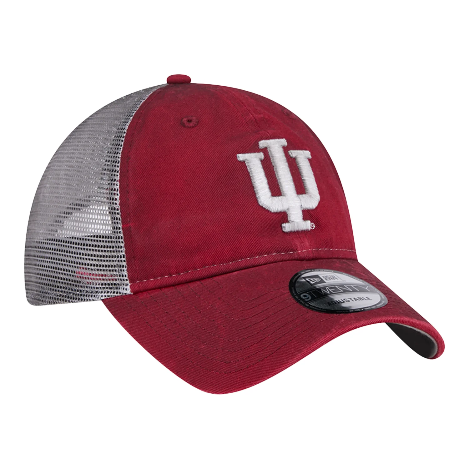 Indiana Hoosiers Team Slick Crimson and White Adjustable Hat - Image 7