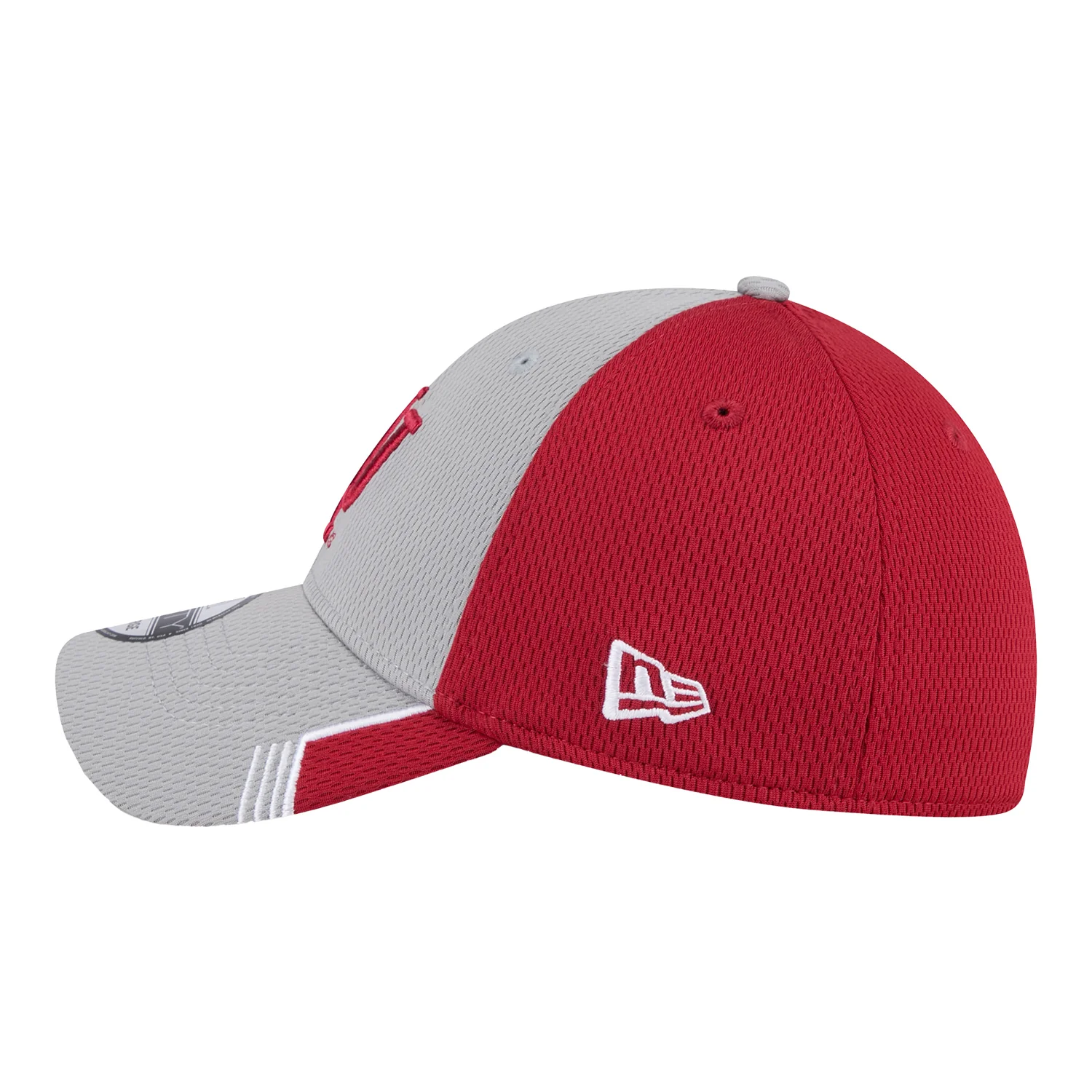 Indiana Hoosiers Visor Trim Grey and Crimson Flex Hat - Image 4