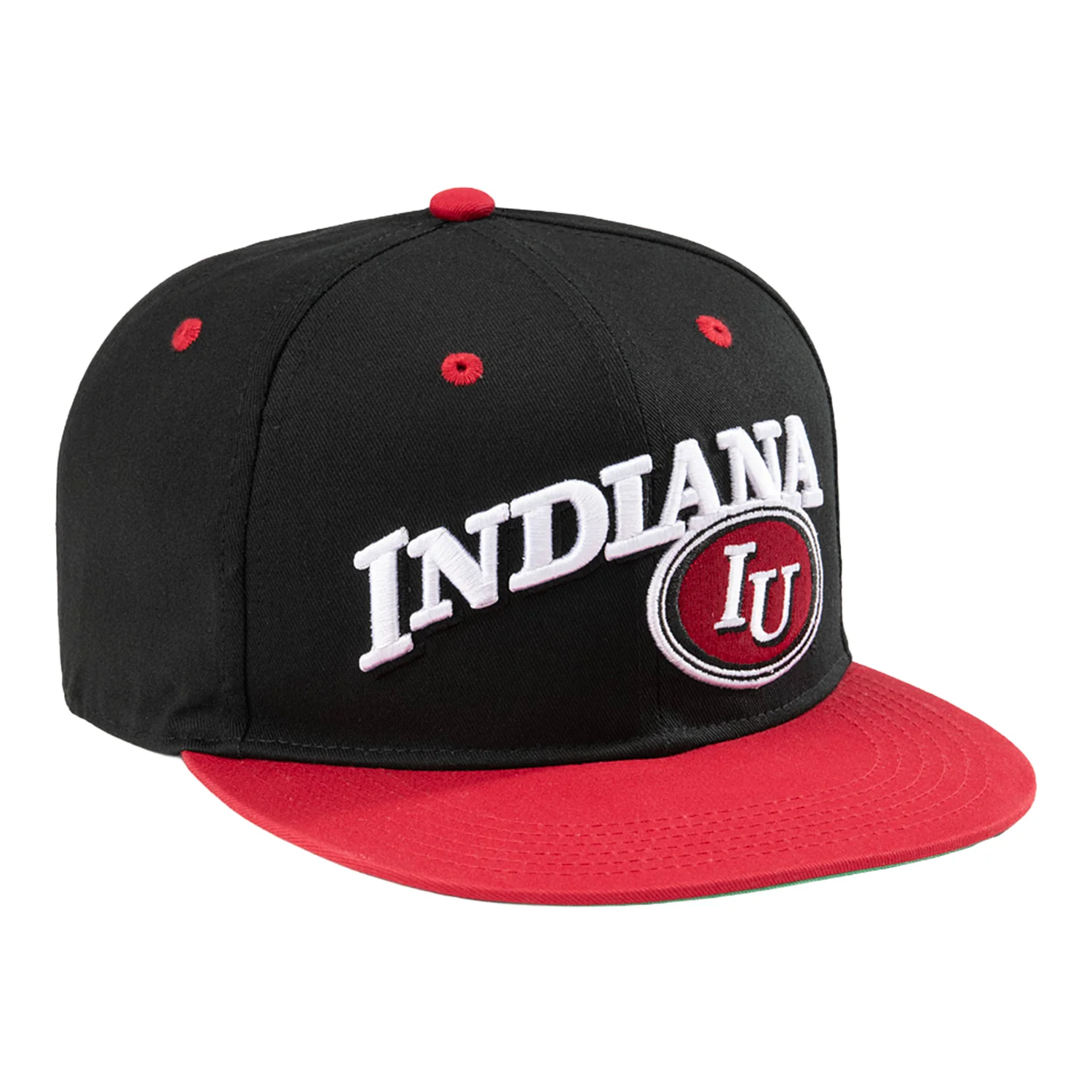 Indiana Hoosiers Homefield Adjustable Snapback Vintage Football Hat - Image 2