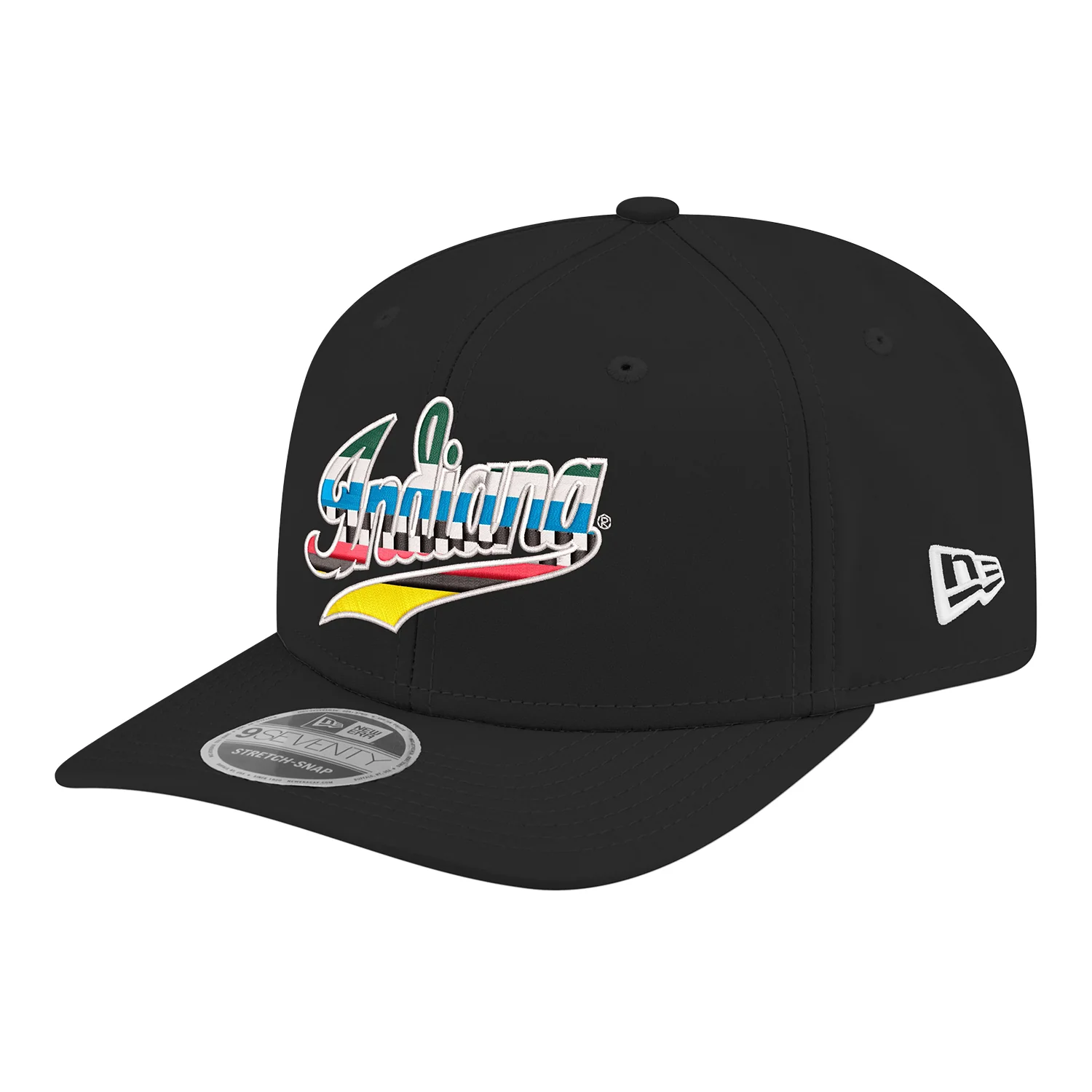Indiana Hoosiers x IMS Flag Indiana Script New Era 970 Hat - Image 2