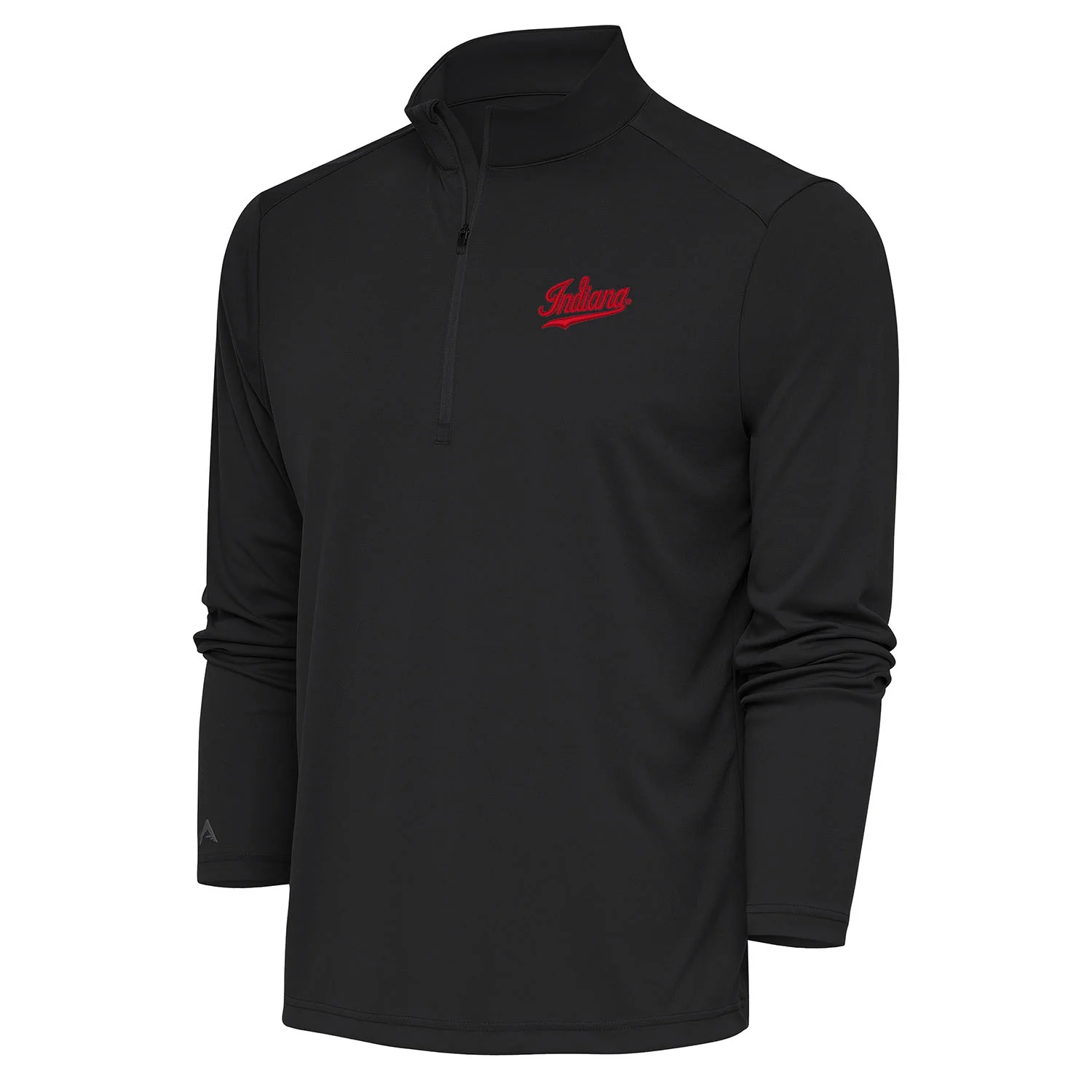 Indiana Hoosiers Tribute 1/4 Zip Black Jacket
