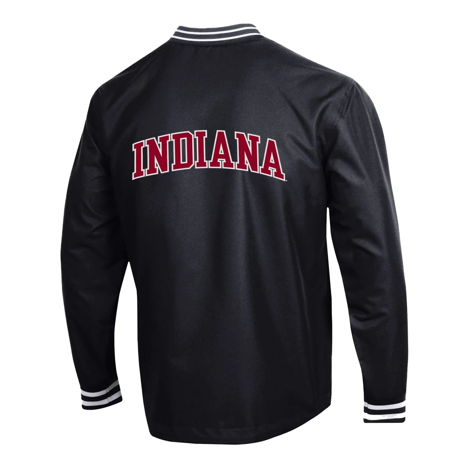 Indiana Hoosiers Super Fan Scout V-Neck Black Jacket - Image 2