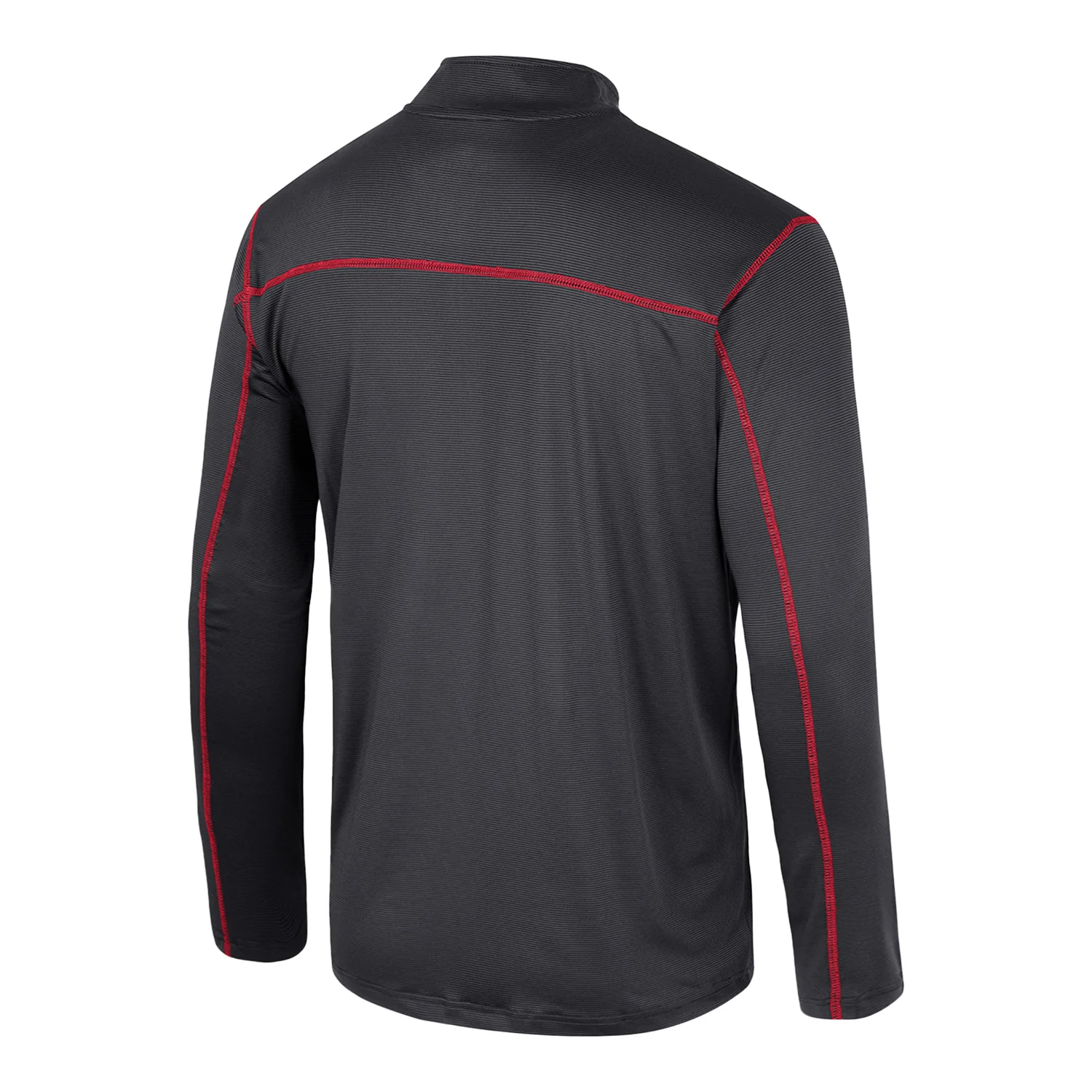 Indiana Hoosiers Cameron 1/4 Zip Windshirt Black Jacket - Image 2