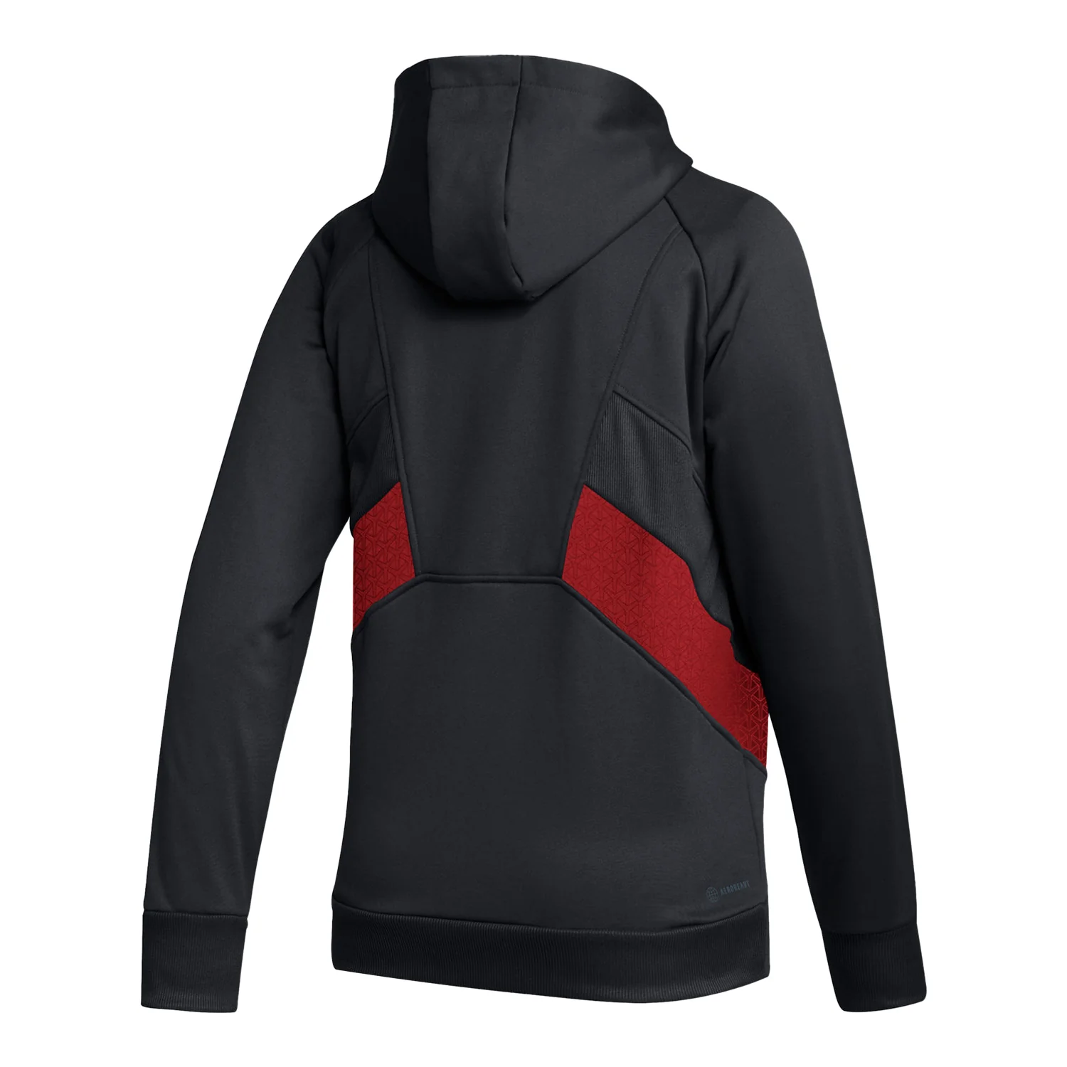 Indiana Hoosiers Adidas Travel Sideline Black Hood - Image 2