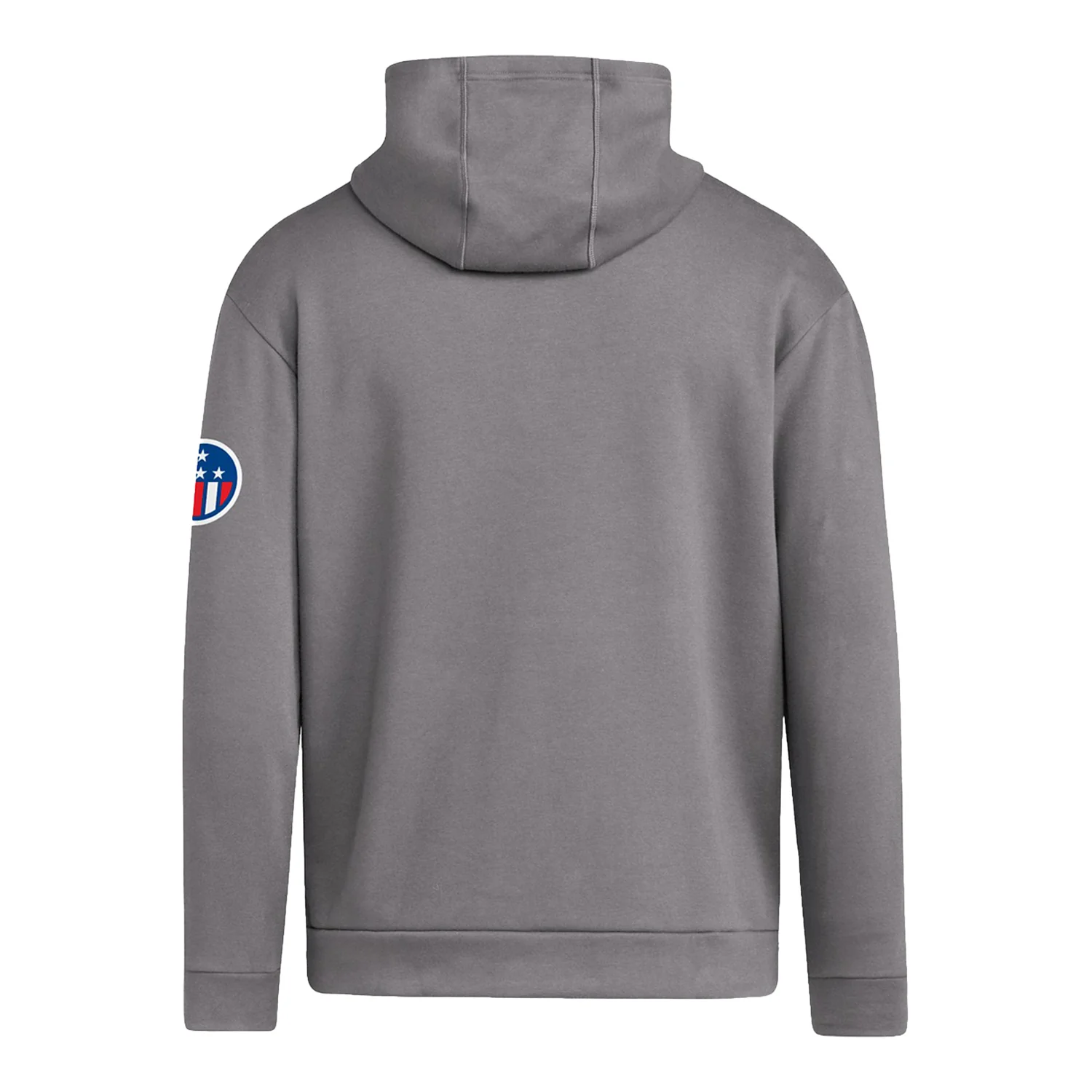 Indiana Hoosiers Adidas Honor and Support Hooded Grey Sweatshirt - Image 2