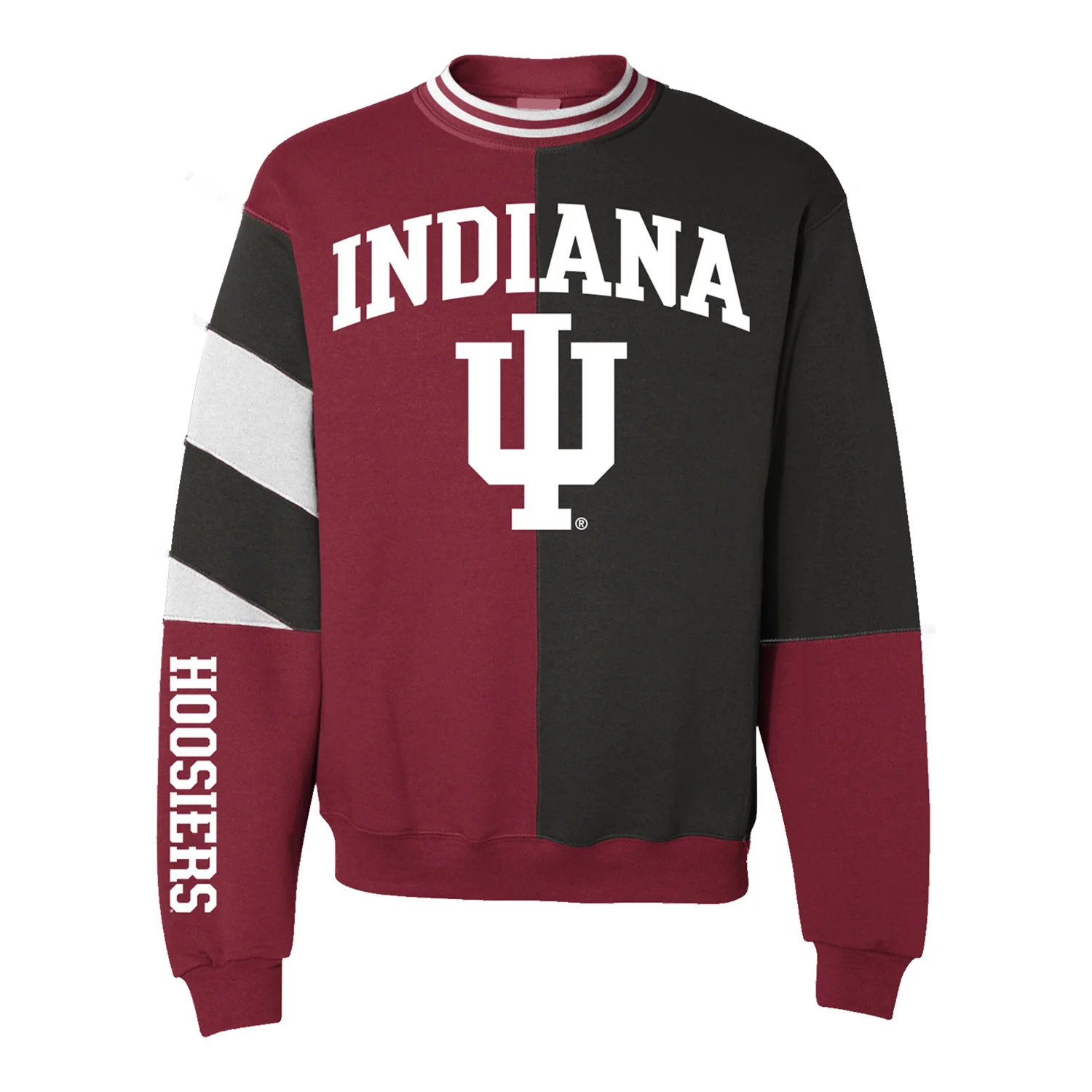 Indiana Hoosiers Split Crewneck