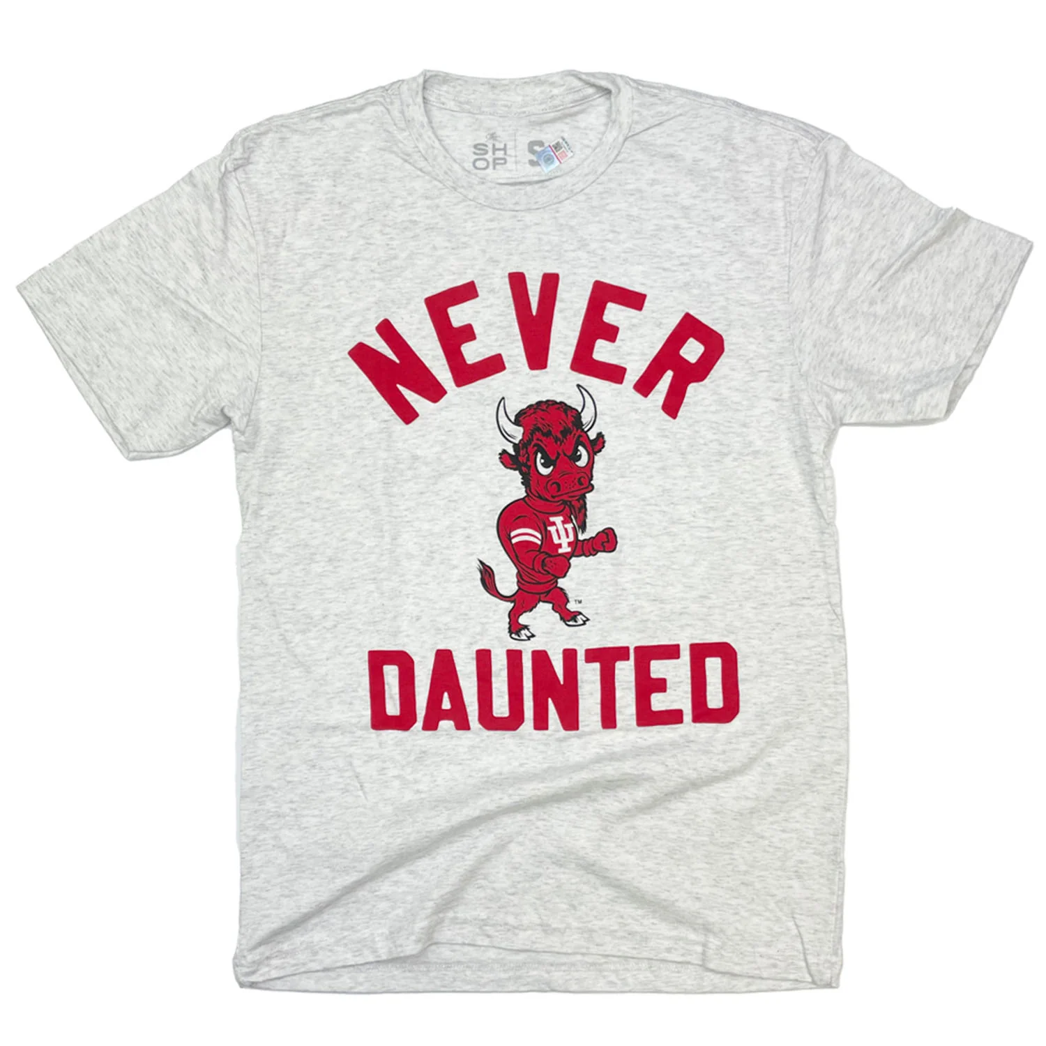 Indiana Hoosiers Never Daunted Bison T-Shirt