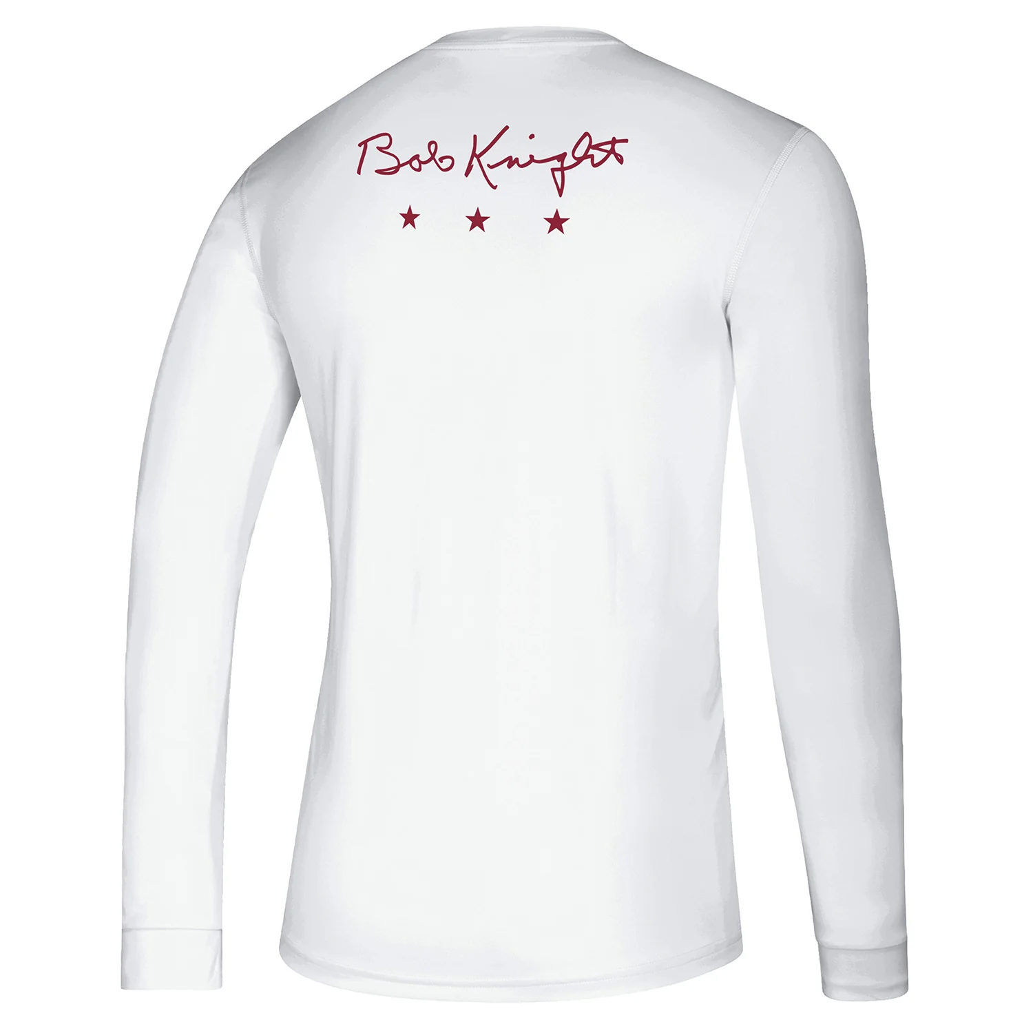 Bob Knight Shooting Long Sleeve White T-Shirt - Image 2